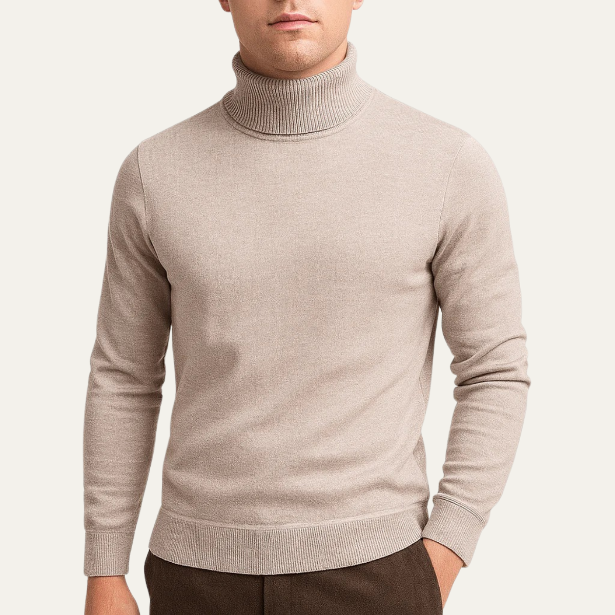 The Banbury Men's Classic Turtleneck Knit Jumpers