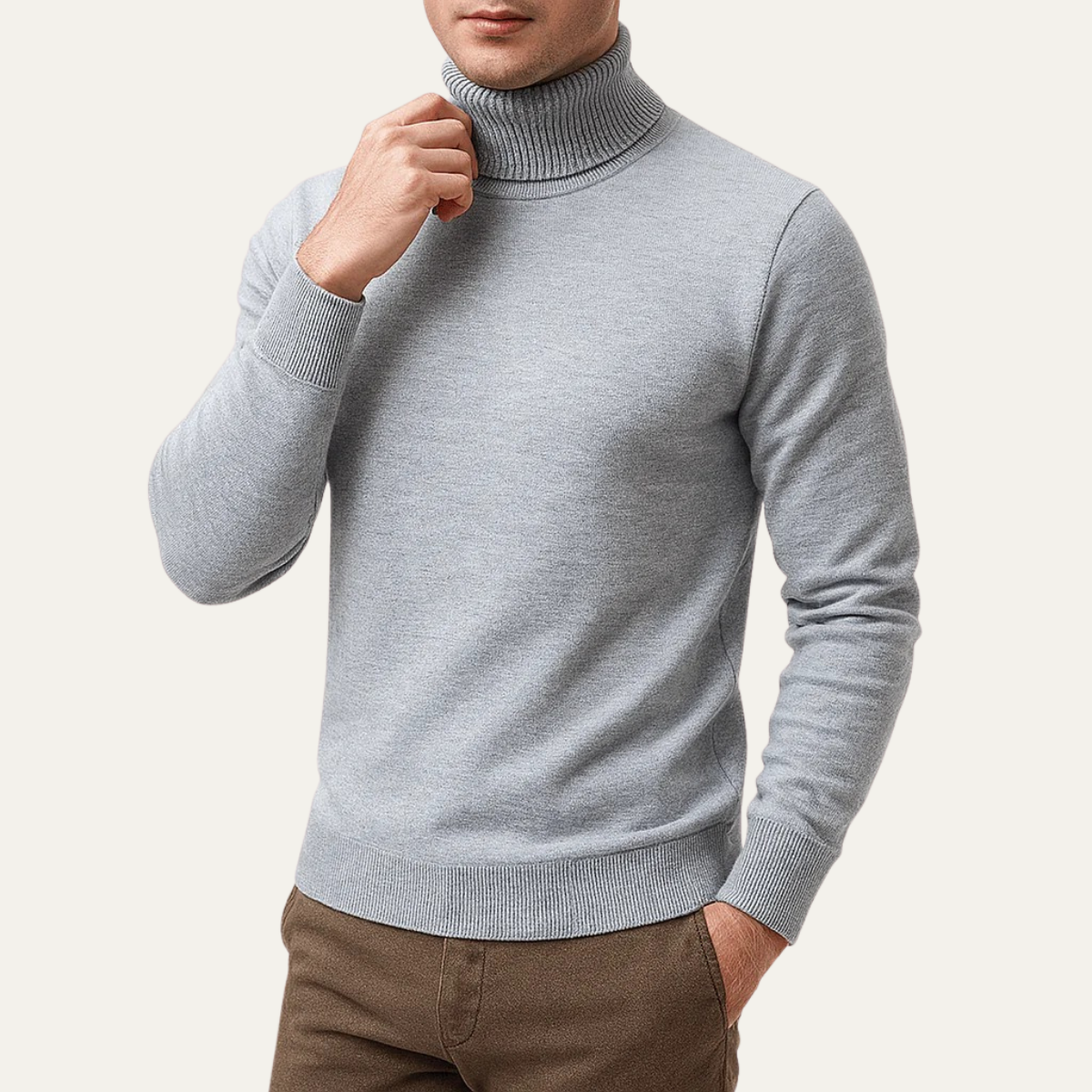 The Banbury Men's Classic Turtleneck Knit Jumpers