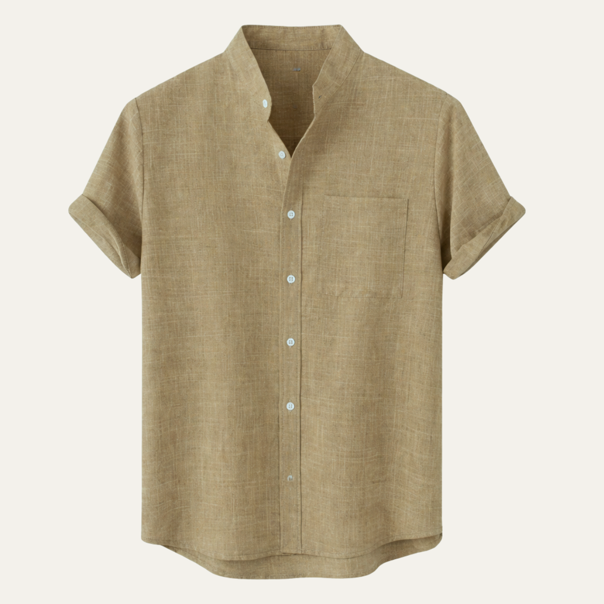 The Coventry Men’s Solid Colour Linen Lightweight Button Up Shirt