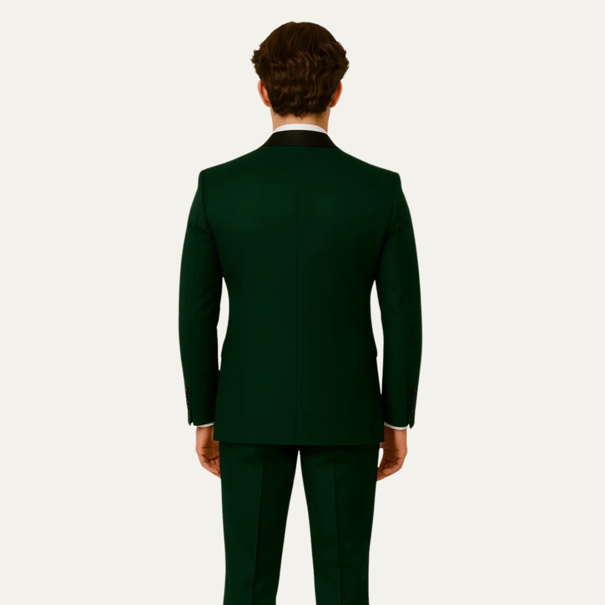 The Jefferson Stylish Dark Green Three Piece Suit