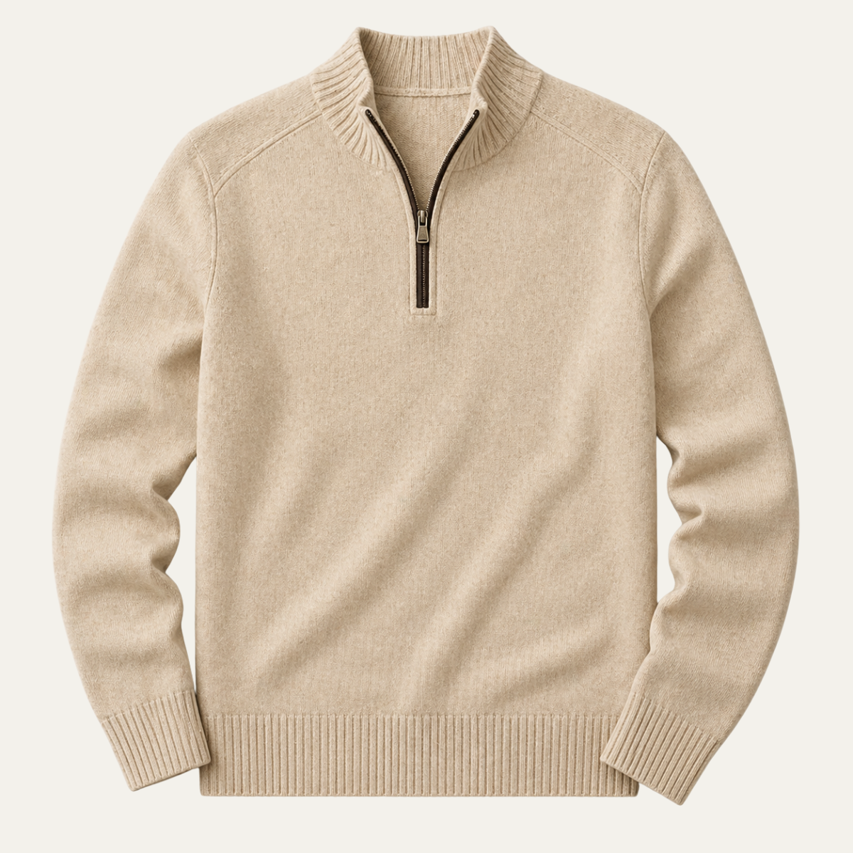 The Whitaker Men’s Casual Quarter Zip Jumper