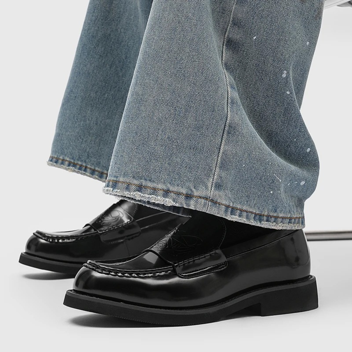 The Laglio Men’s Business Slip On Leather Dress Shoes
