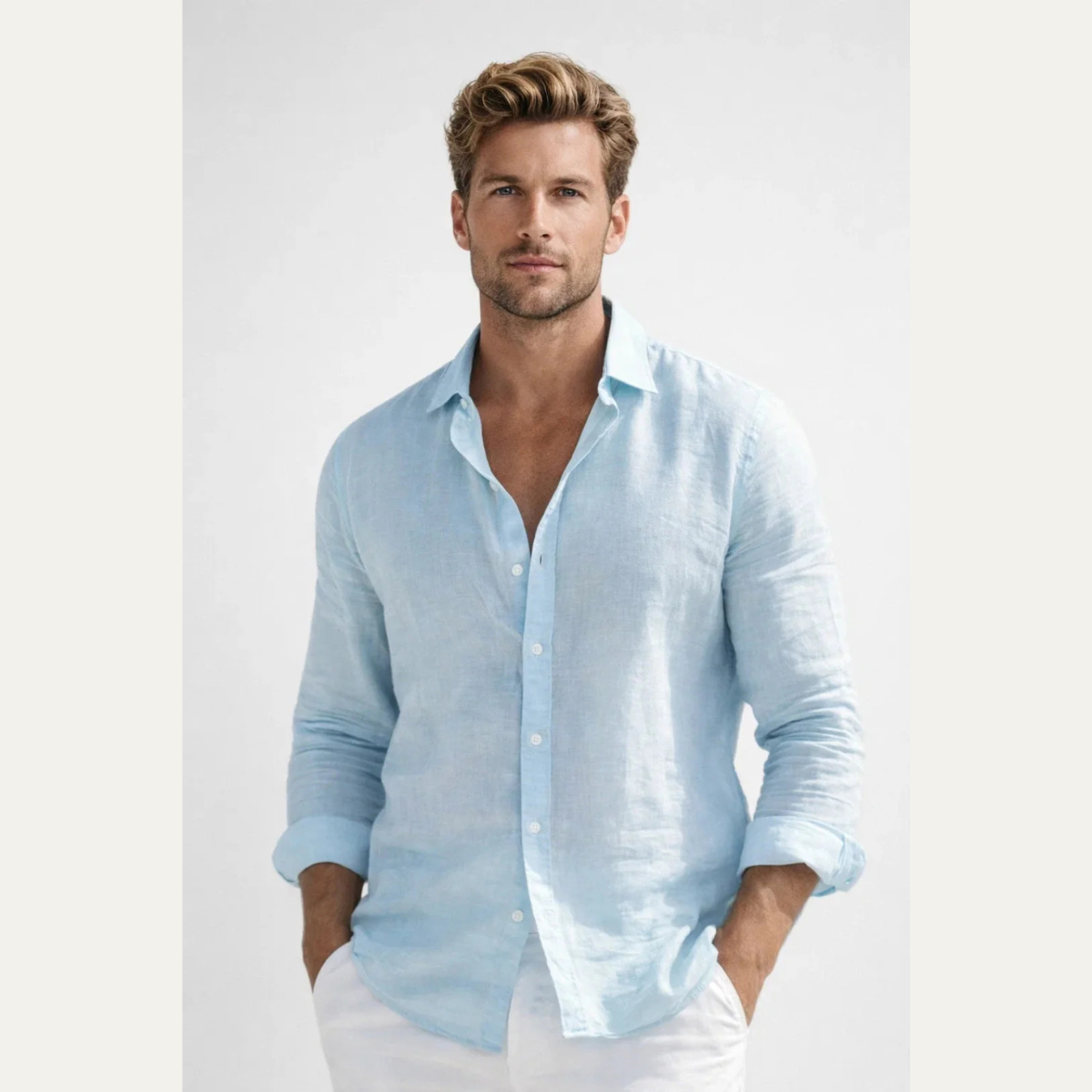 The Bergamo Men's Lightweight Breathable Summer Shirt