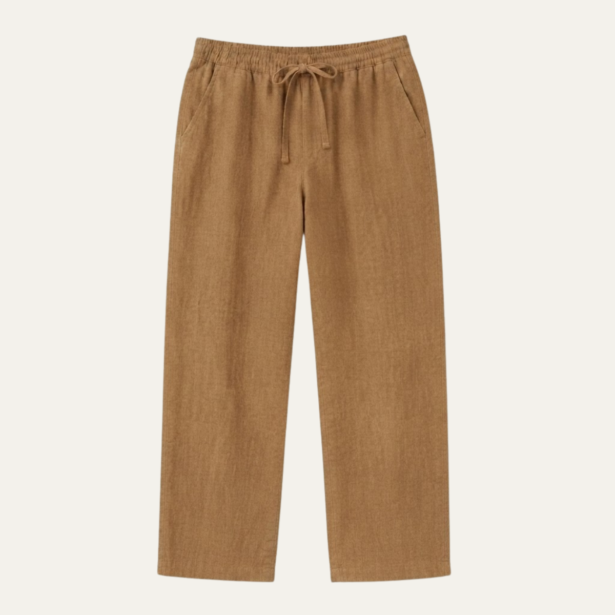 The Riccione Men's Breathable Linen Drawstring Trousers
