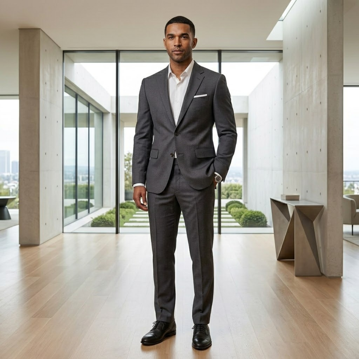 Men’s Two Piece Suit - The Brescia – Slim Fit Blazer and Trousers Formal Set