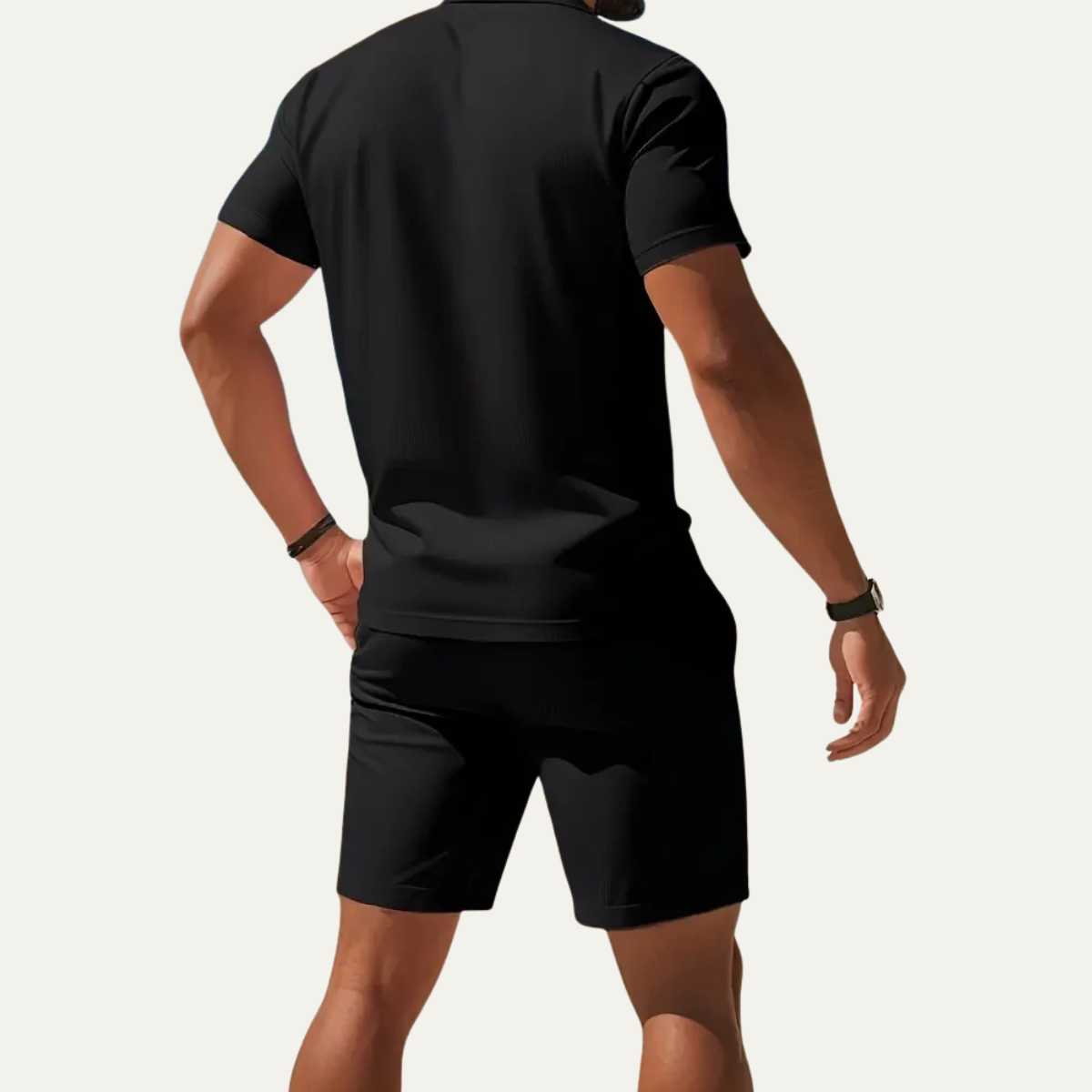 The Conegliano Men’s Summer Polo Shirt and Shorts Set – Casual Two Piece Outfit