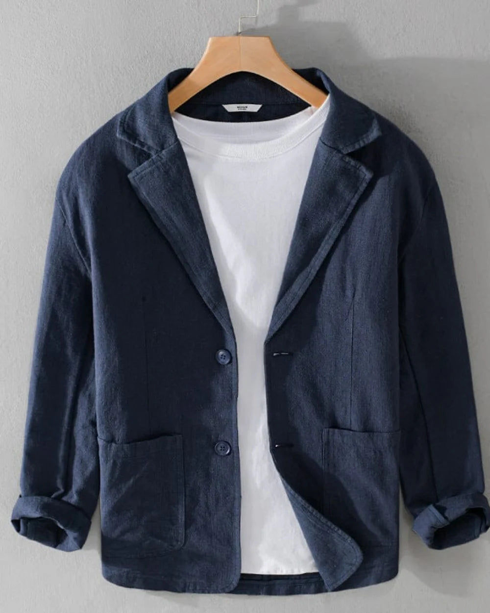 The Newport Men's Lightweight Casual Linen Blazer