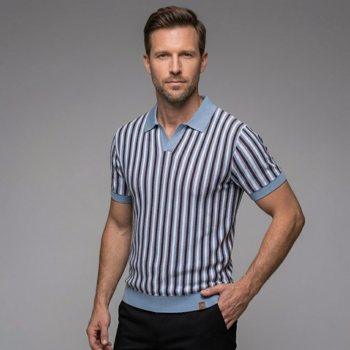 Men’s Knit Smart Polo Shirt
