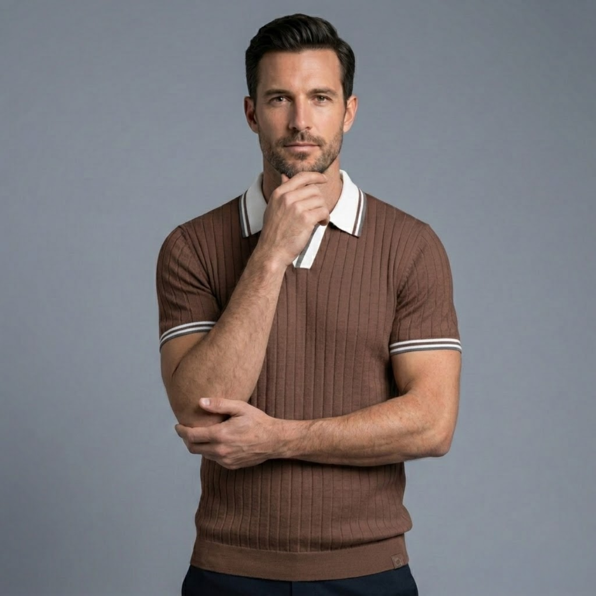 Men’s Knit Polo Shirt
