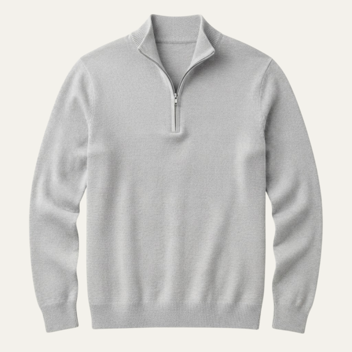 The Como Men's Quarter Zip Mock Neck Jumper