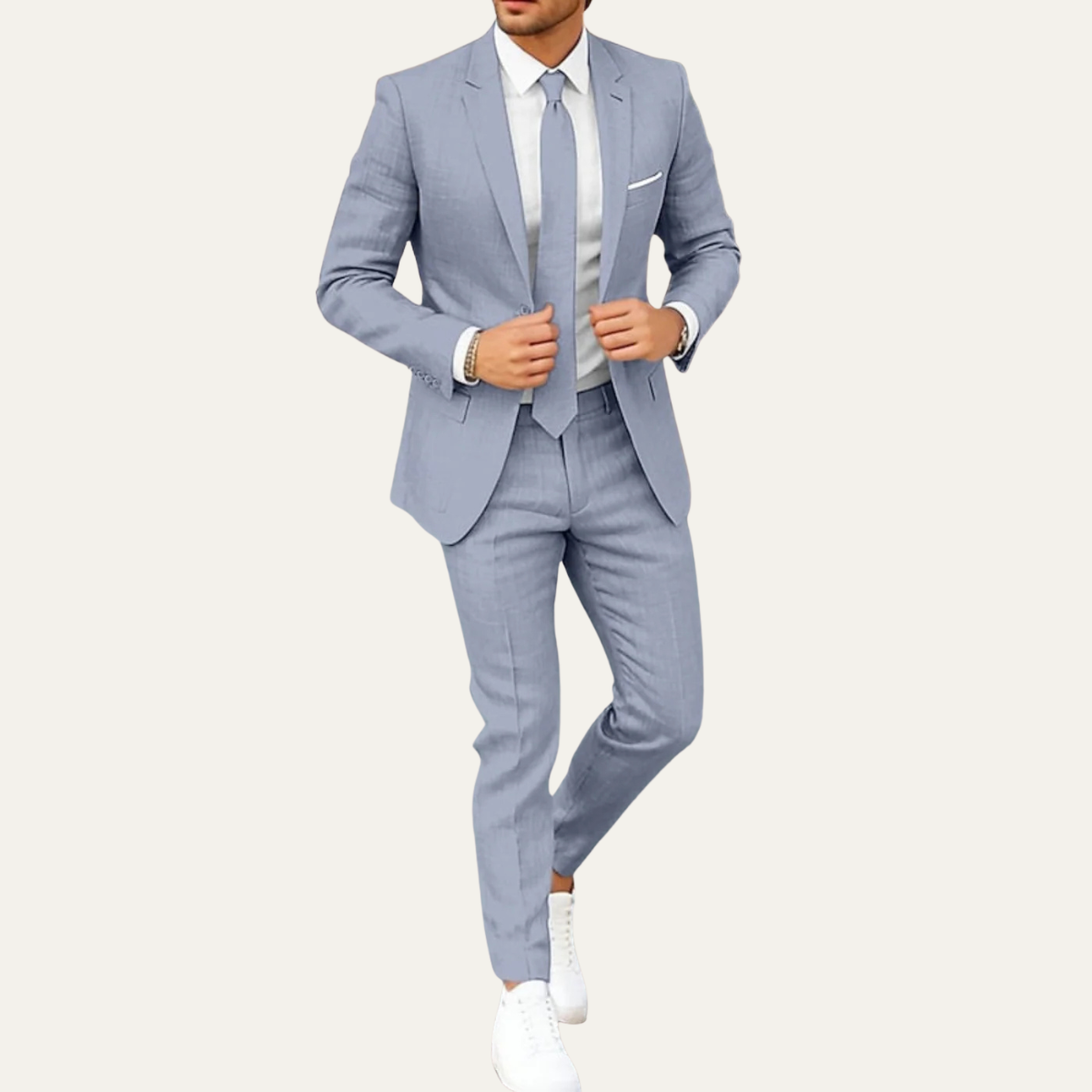 Men’s Lightweight Formal Wedding & Business Suit Set