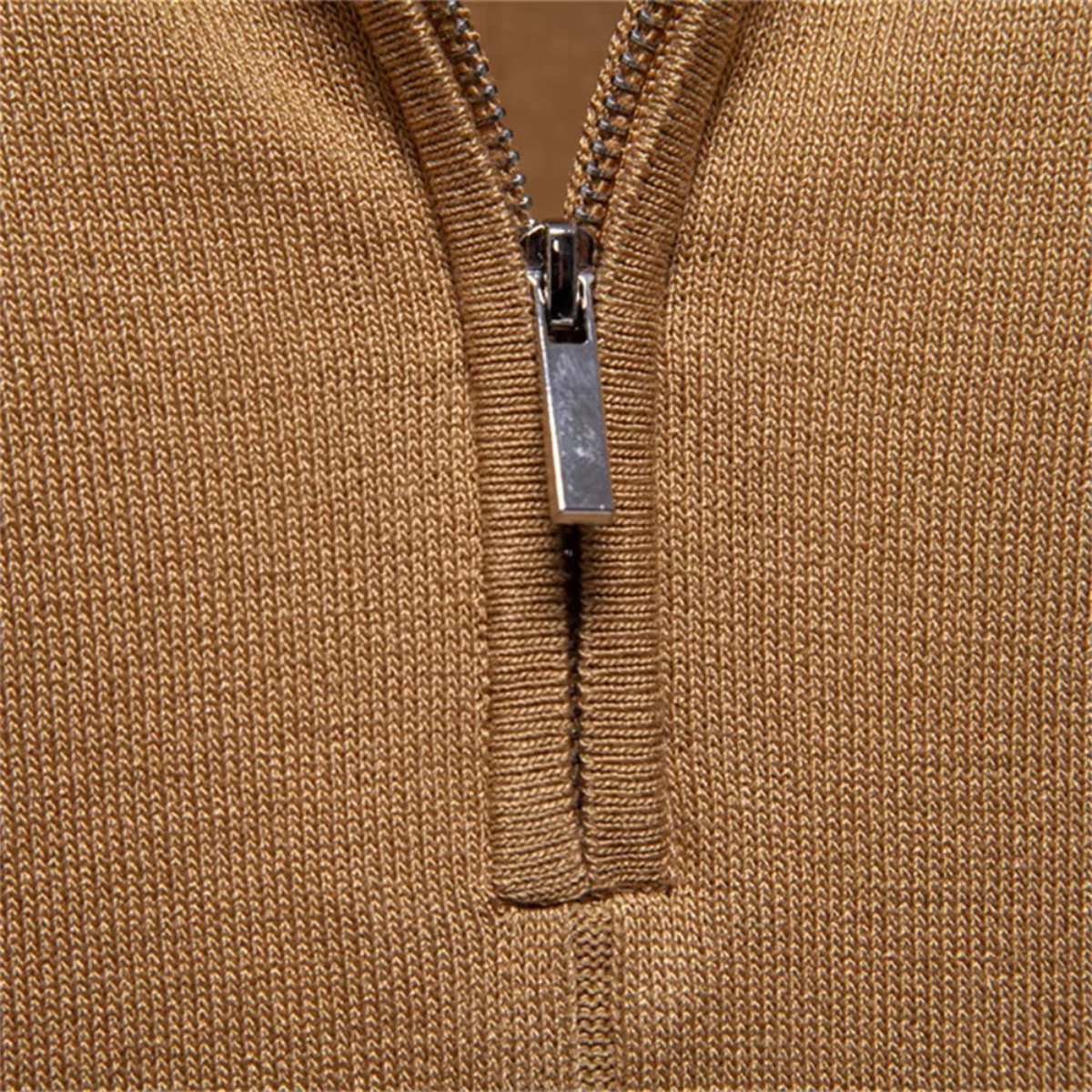 Men’s Quarter Zip Polo Shirt
