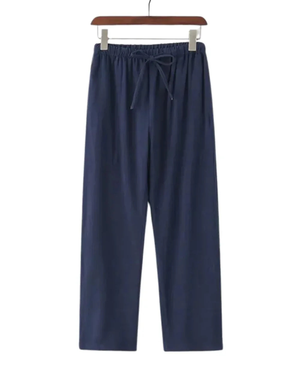 The Hudson Men's Relaxed Fit Linen Drawstring Trousers