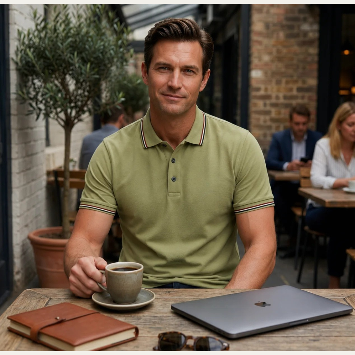 The Avellino Men’s Stylish Cotton Polo Shirt