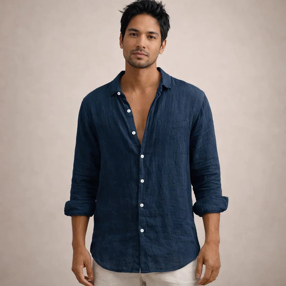 The Manchester Men's Lightweight Linen Shirt