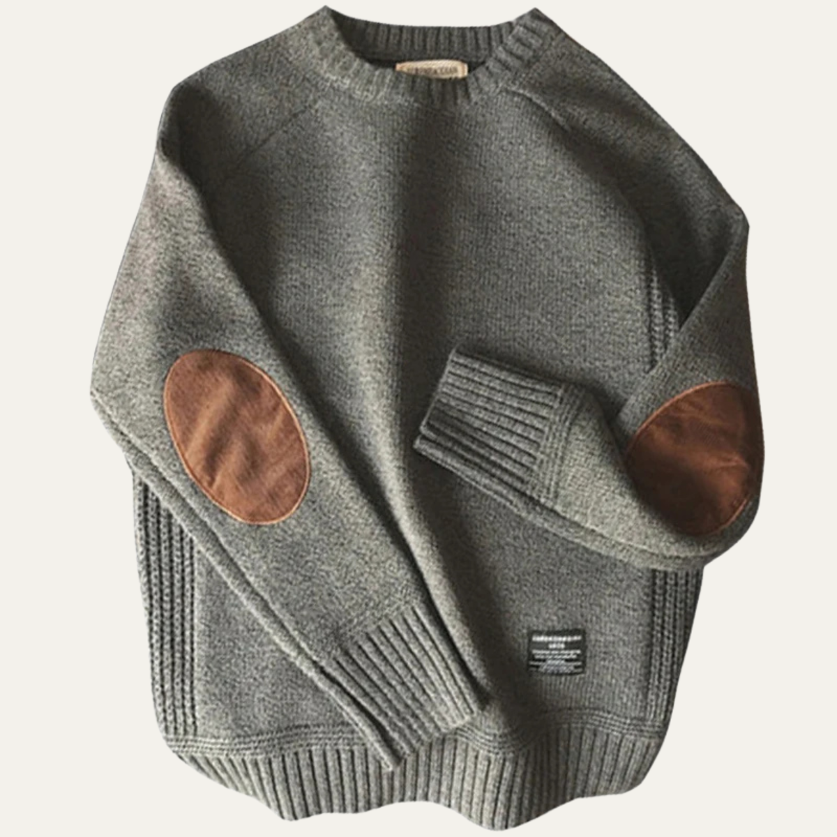 The Briarwood Men’s Oversized Knit Jumpers with Elbow Patches