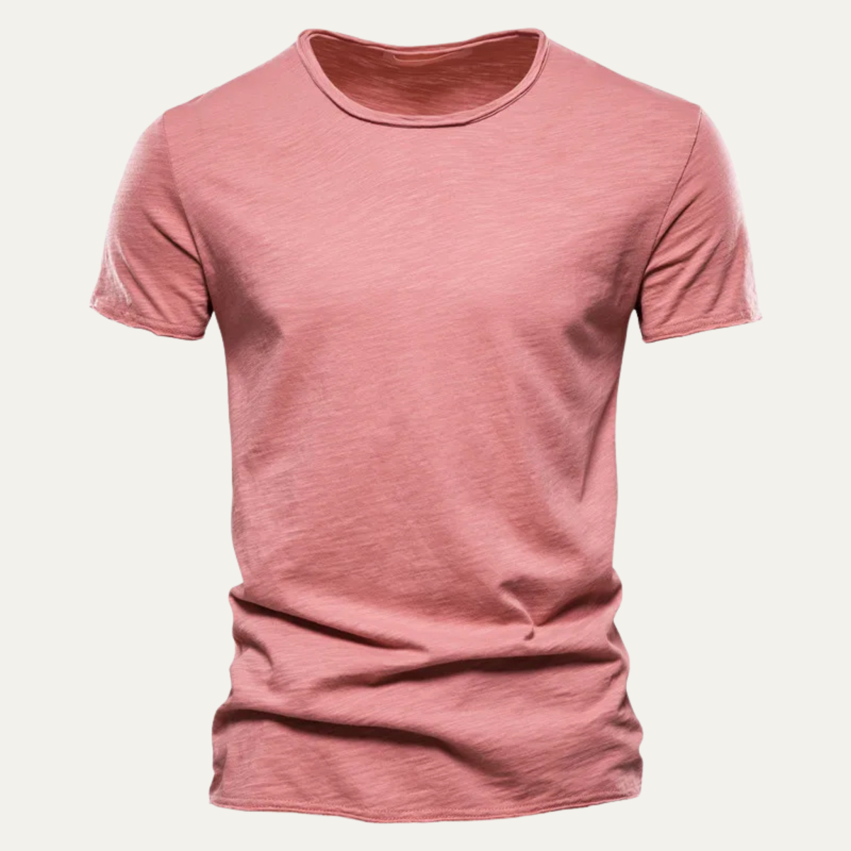 The Gubbio Men’s Lightweight Cotton Crew Neck Basic T Shirt