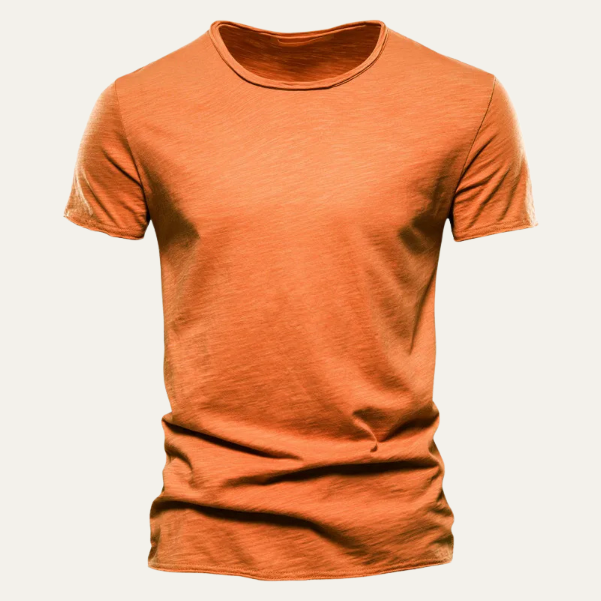 The Gubbio Men’s Lightweight Cotton Crew Neck Basic T Shirt