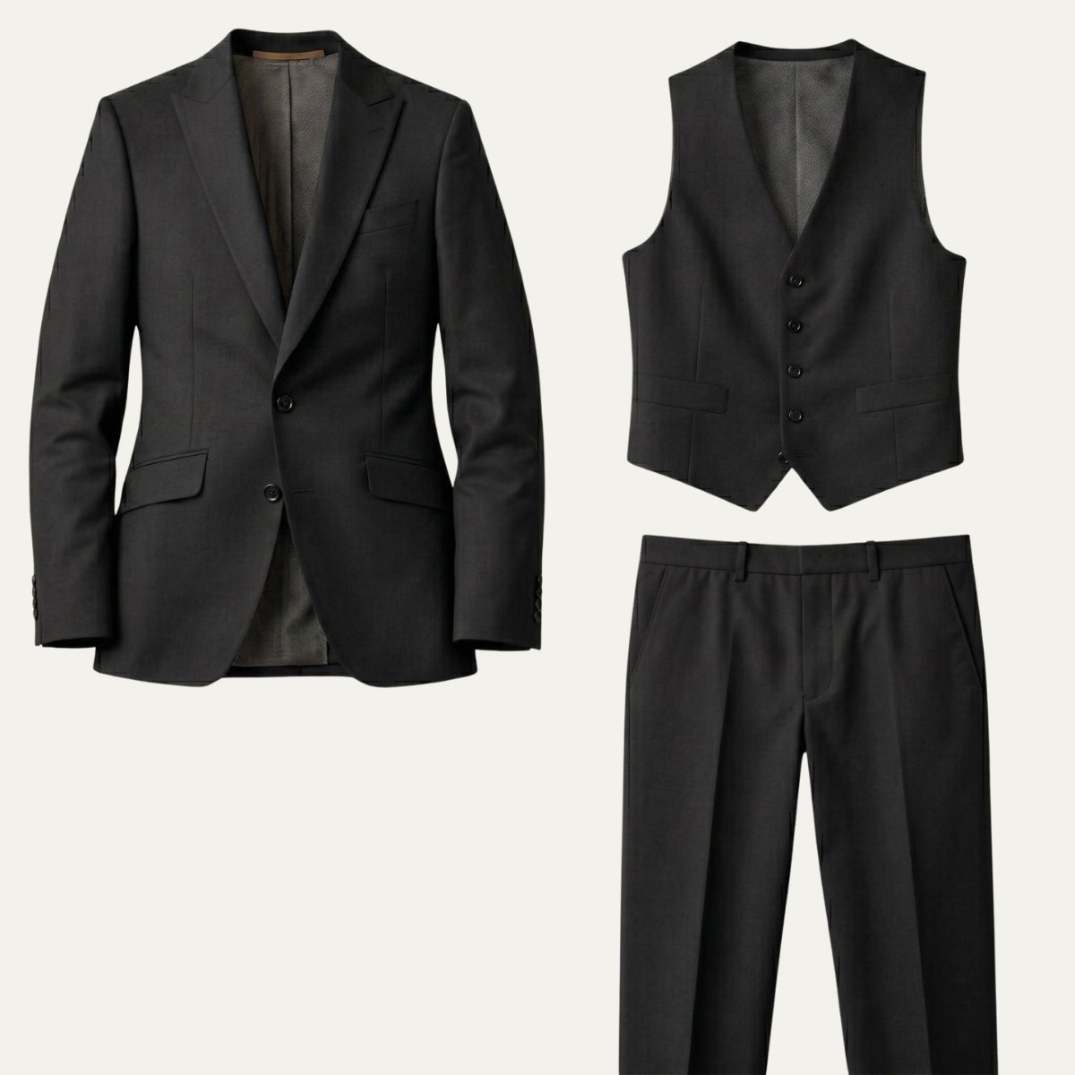 The Radicofani Men’s Elegant 3 Piece Set - Jacket, Gilet & Trousers