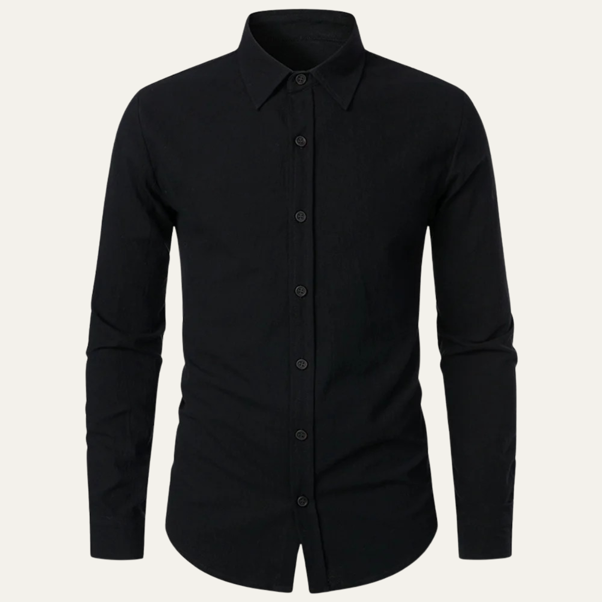 The Levico Men’s Casual Cotton Linen Business Shirt