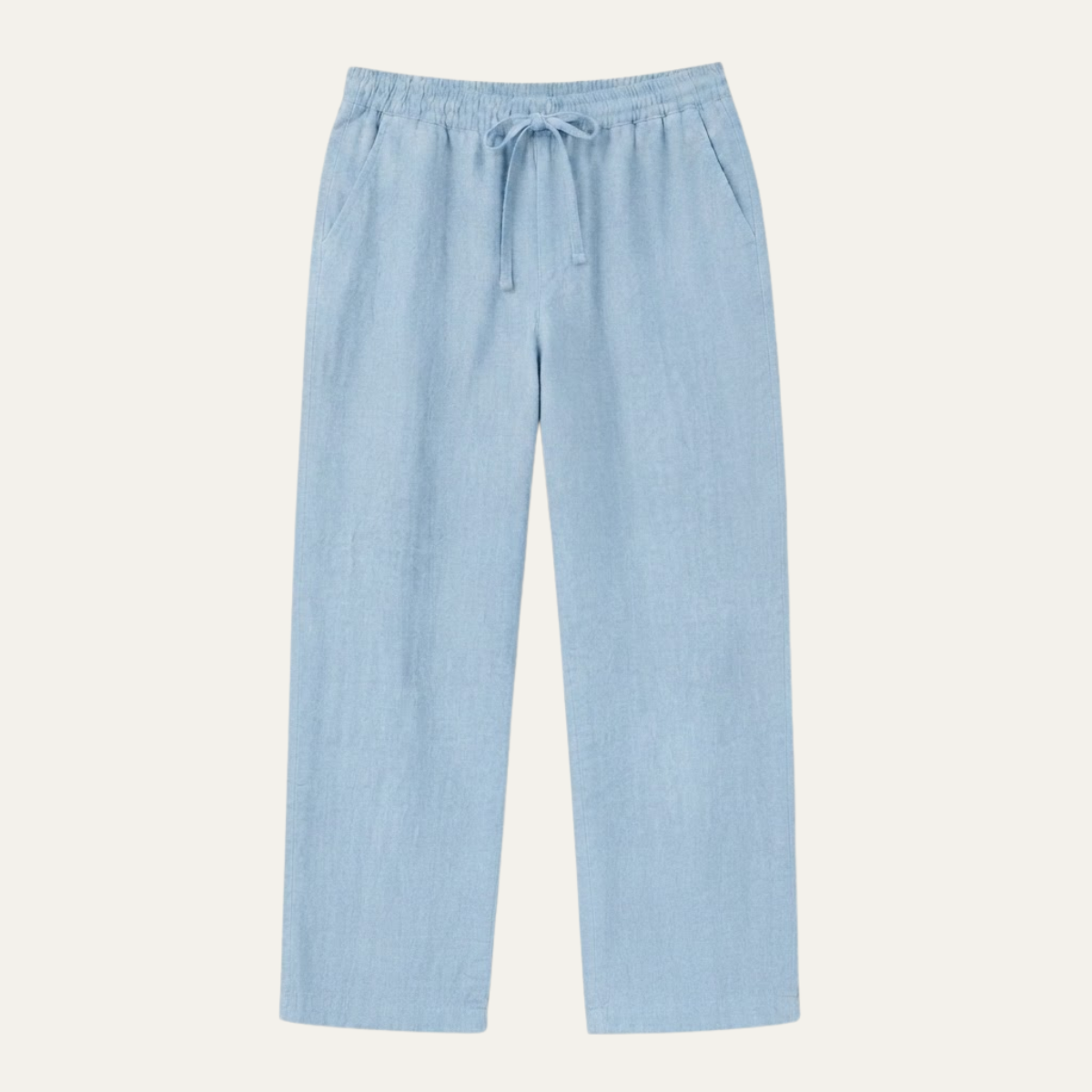 The Riccione Men's Breathable Linen Drawstring Trousers