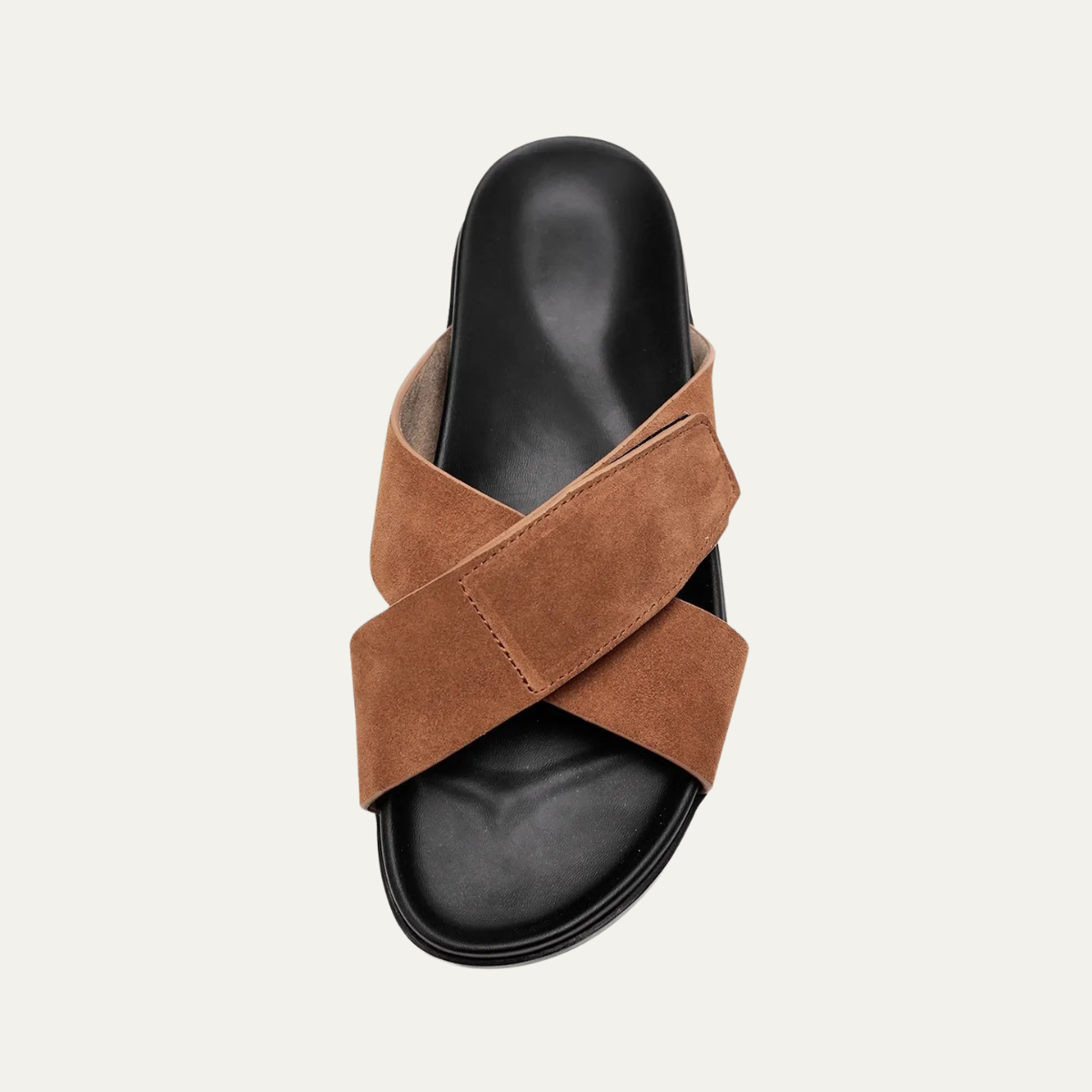The Sheffield Men’s Cross Strap Slide Sandals