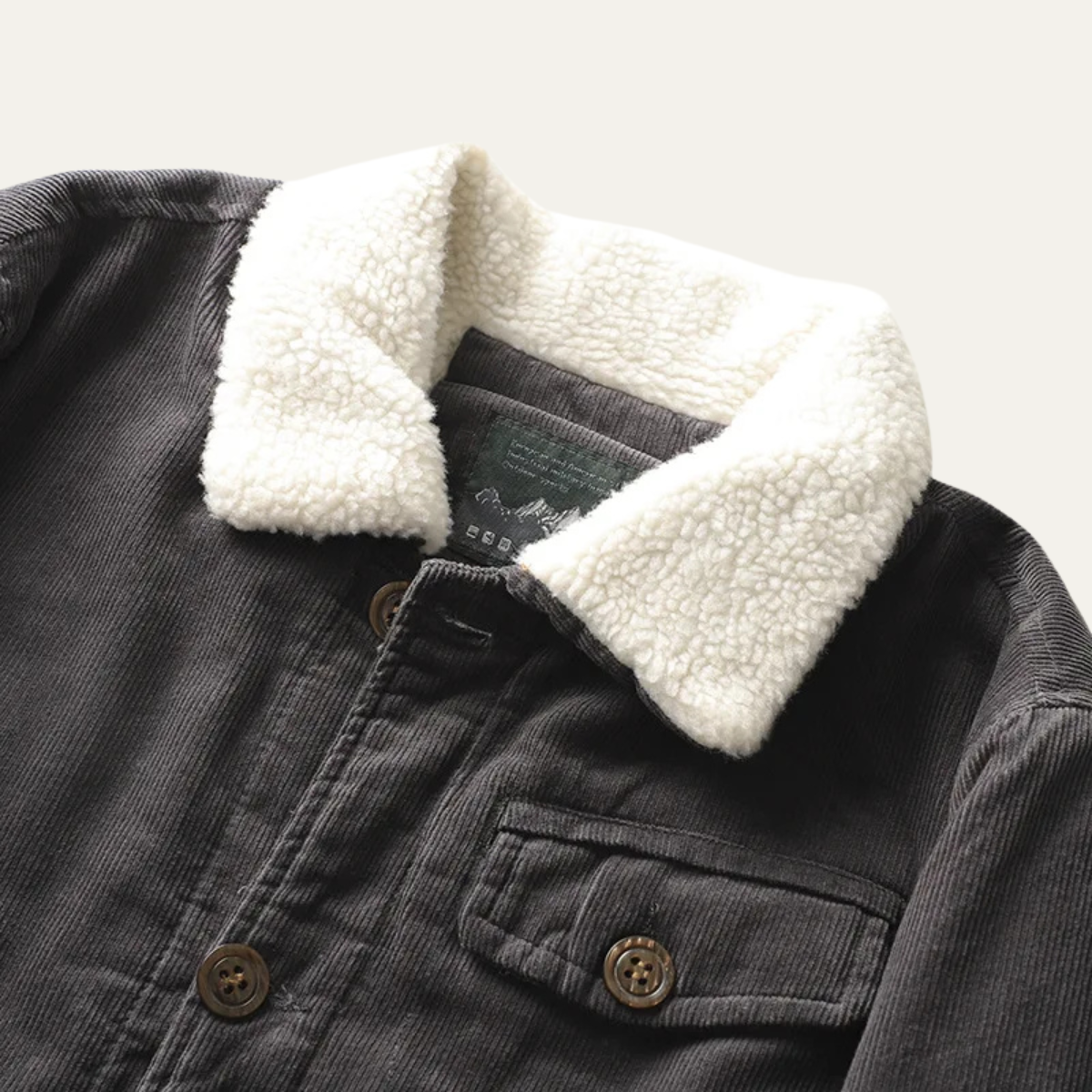 Men’s Casual Button Up Corduroy Jacket