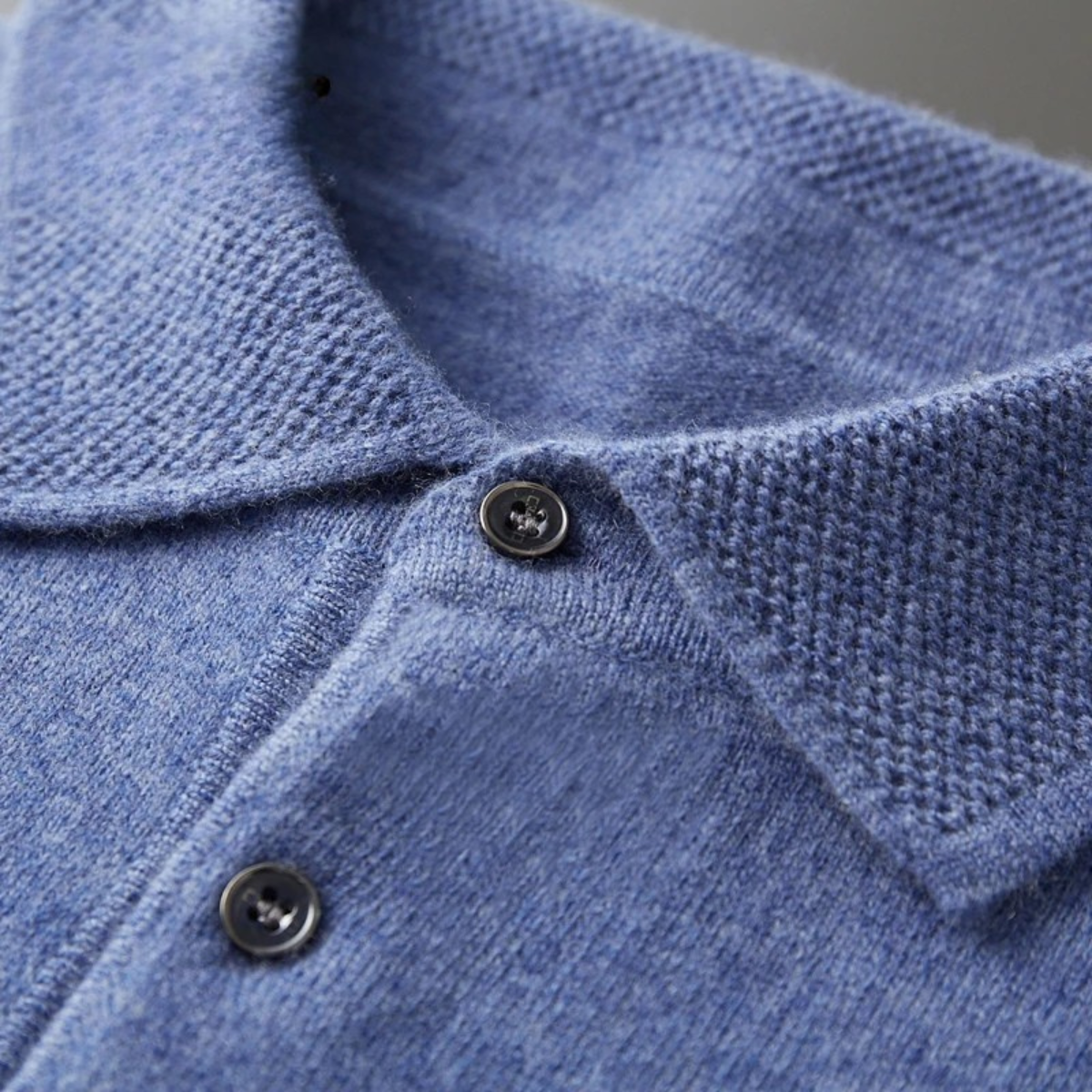 The Bayswater Men's Wool Blend Knit Polo Jumper