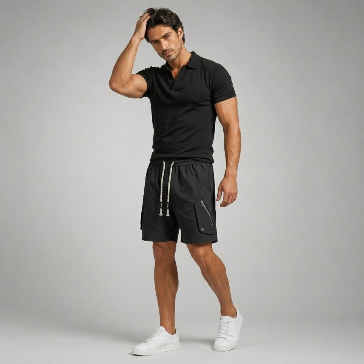 The Hereford Men’s Oversized Summer Cargo Shorts