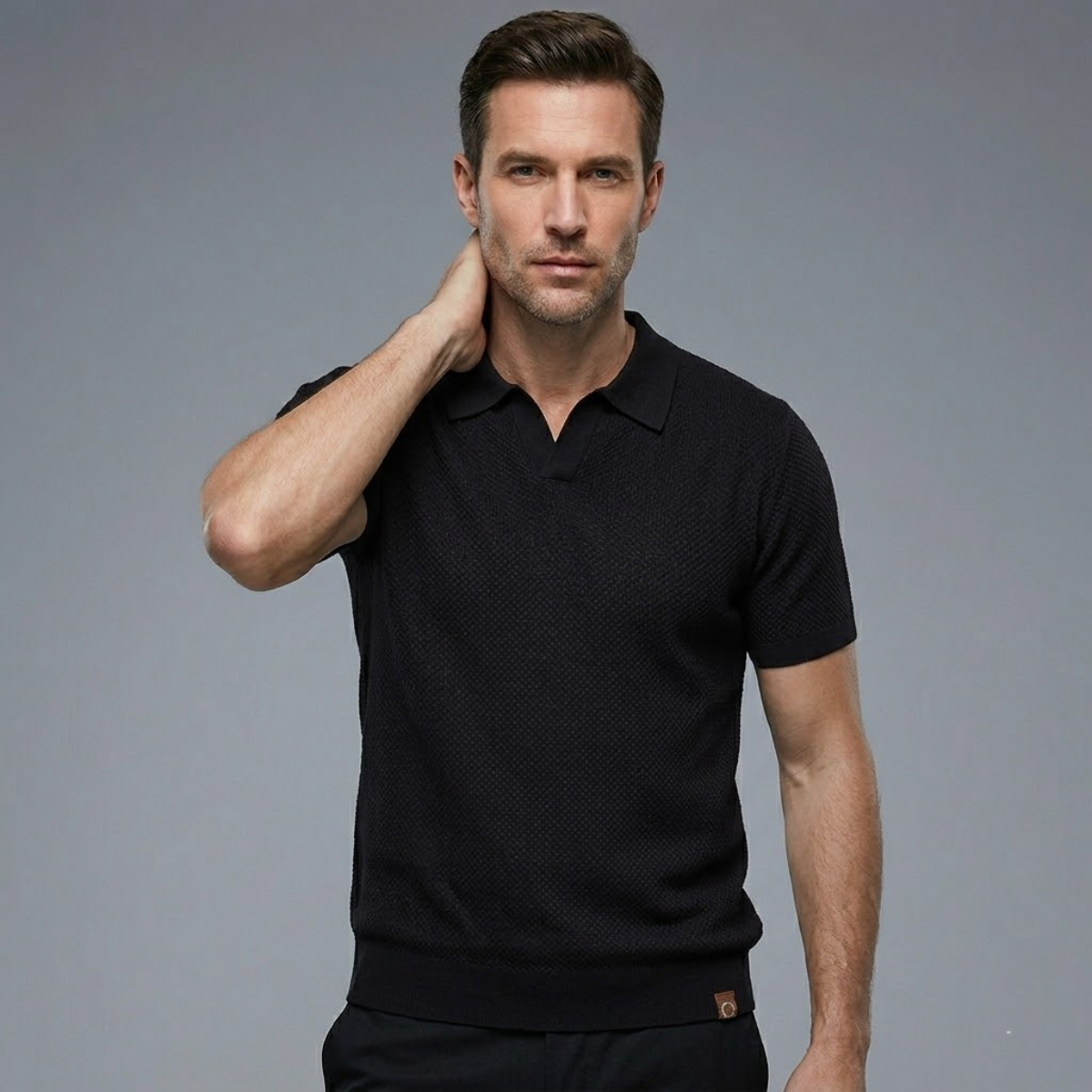 Men’s Knit Polo Shirt