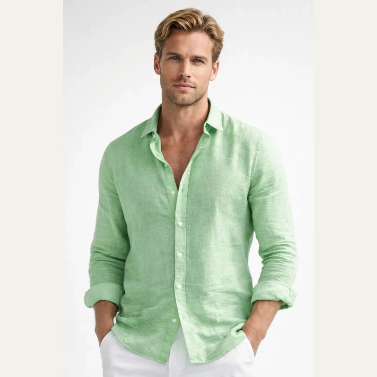 The Bergamo Men's Lightweight Breathable Summer Shirt
