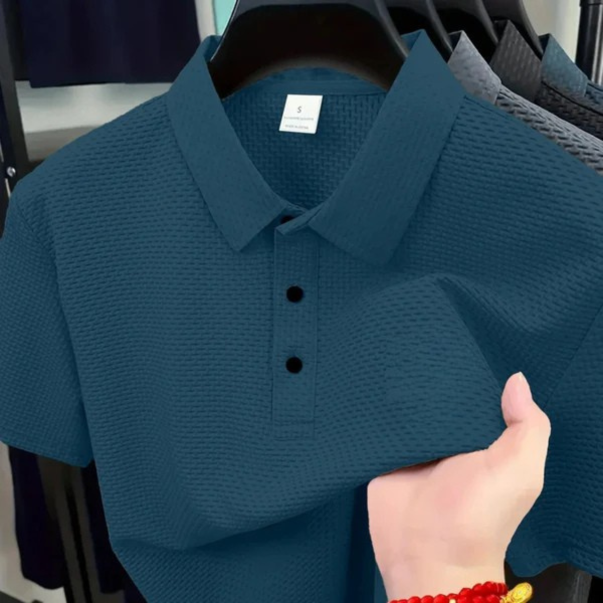 The Camogli Men’s Breathable Short Sleeve Polo Shirt