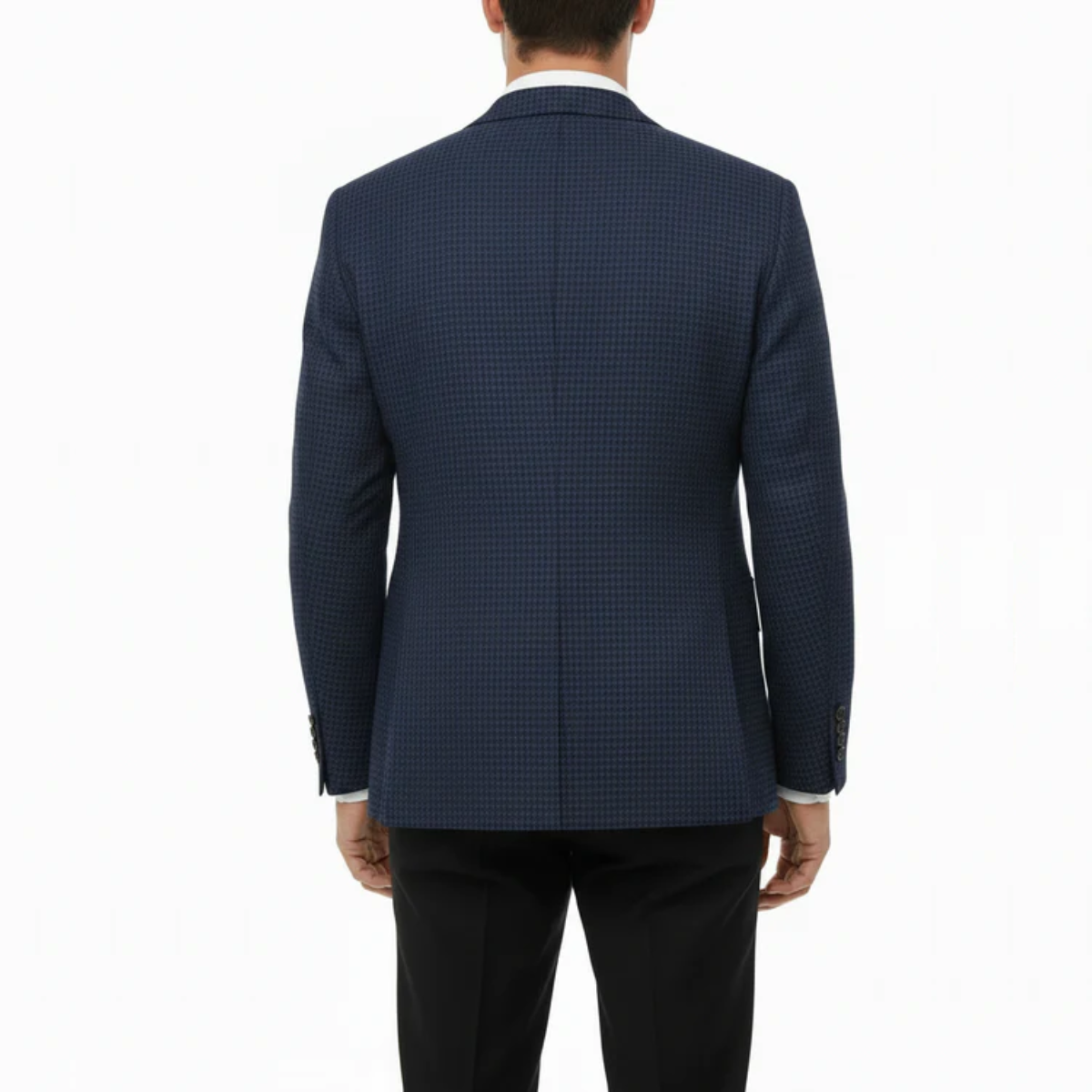 The Henderson Men's Smart Slim Fit Business Blazer - Navy Blue
