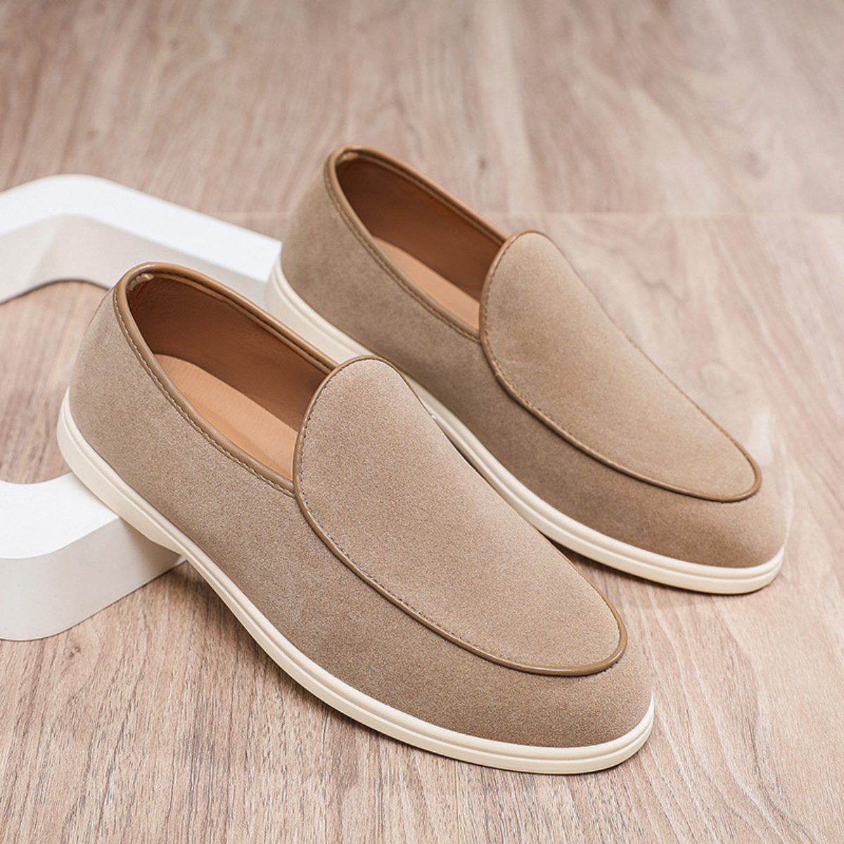 The Mornington Men’s Casual Comfort Suede Slip On Loafers