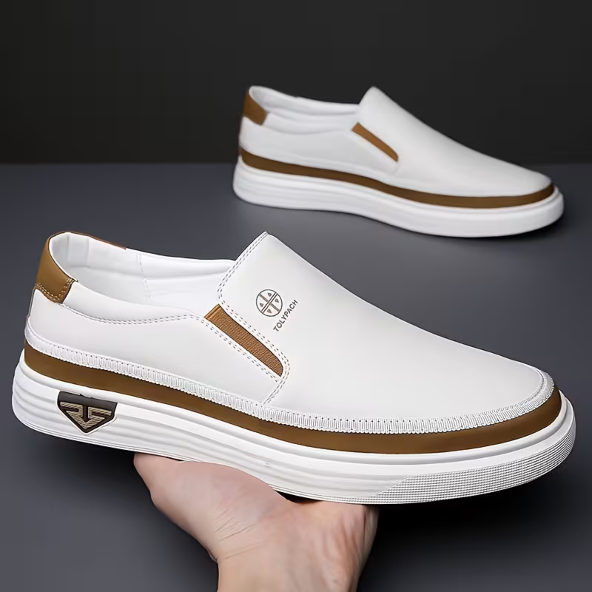 The Genova Men’s Lightweight Non Slip Casual Loafers