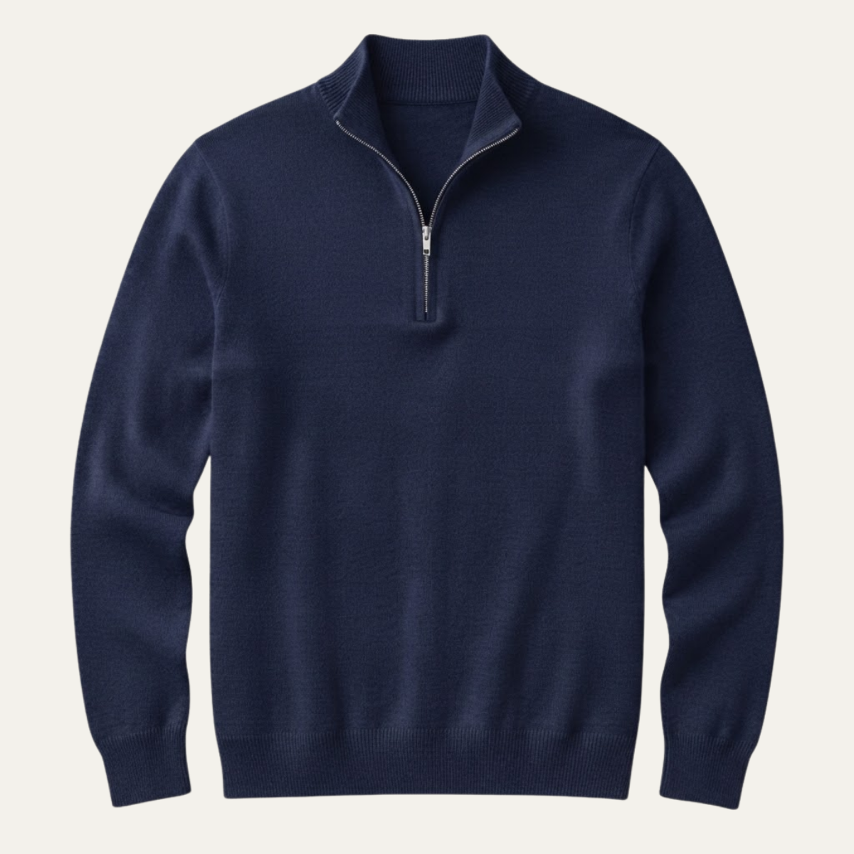 The Como Men's Quarter Zip Mock Neck Jumper