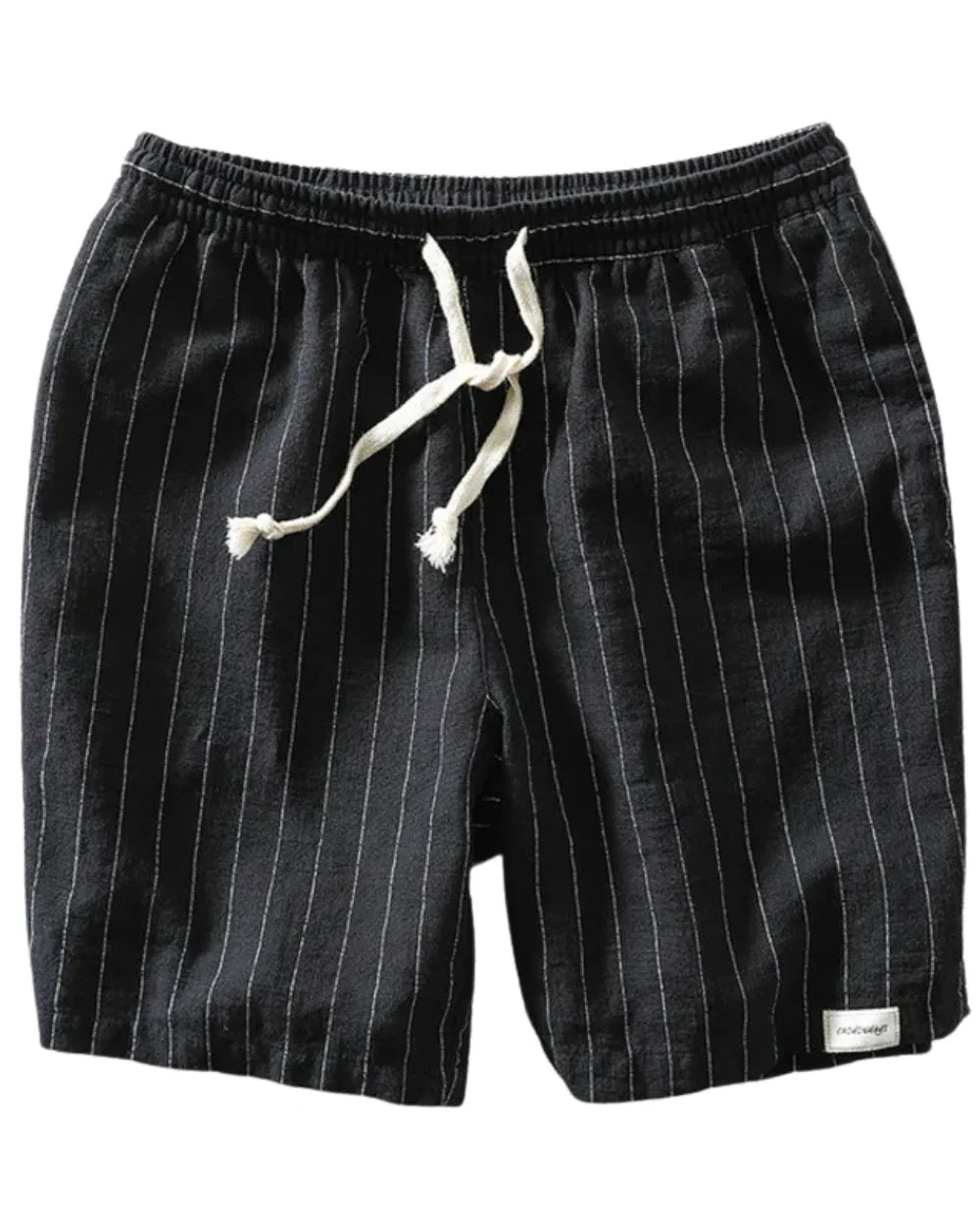 The Boulder Men's Striped Linen Drawstring Summer Shorts