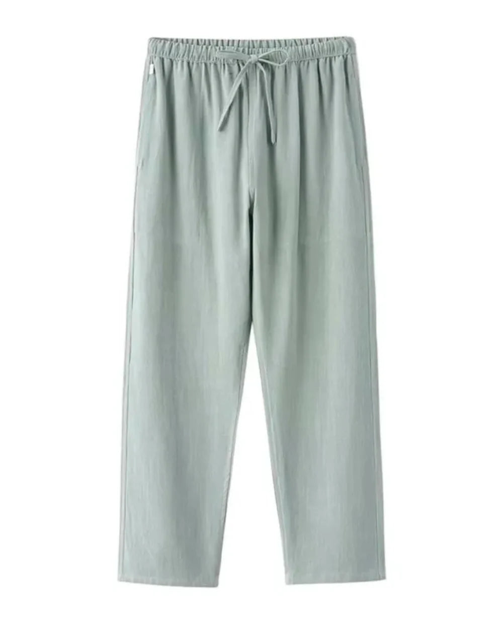 The Hudson Men's Relaxed Fit Linen Drawstring Trousers
