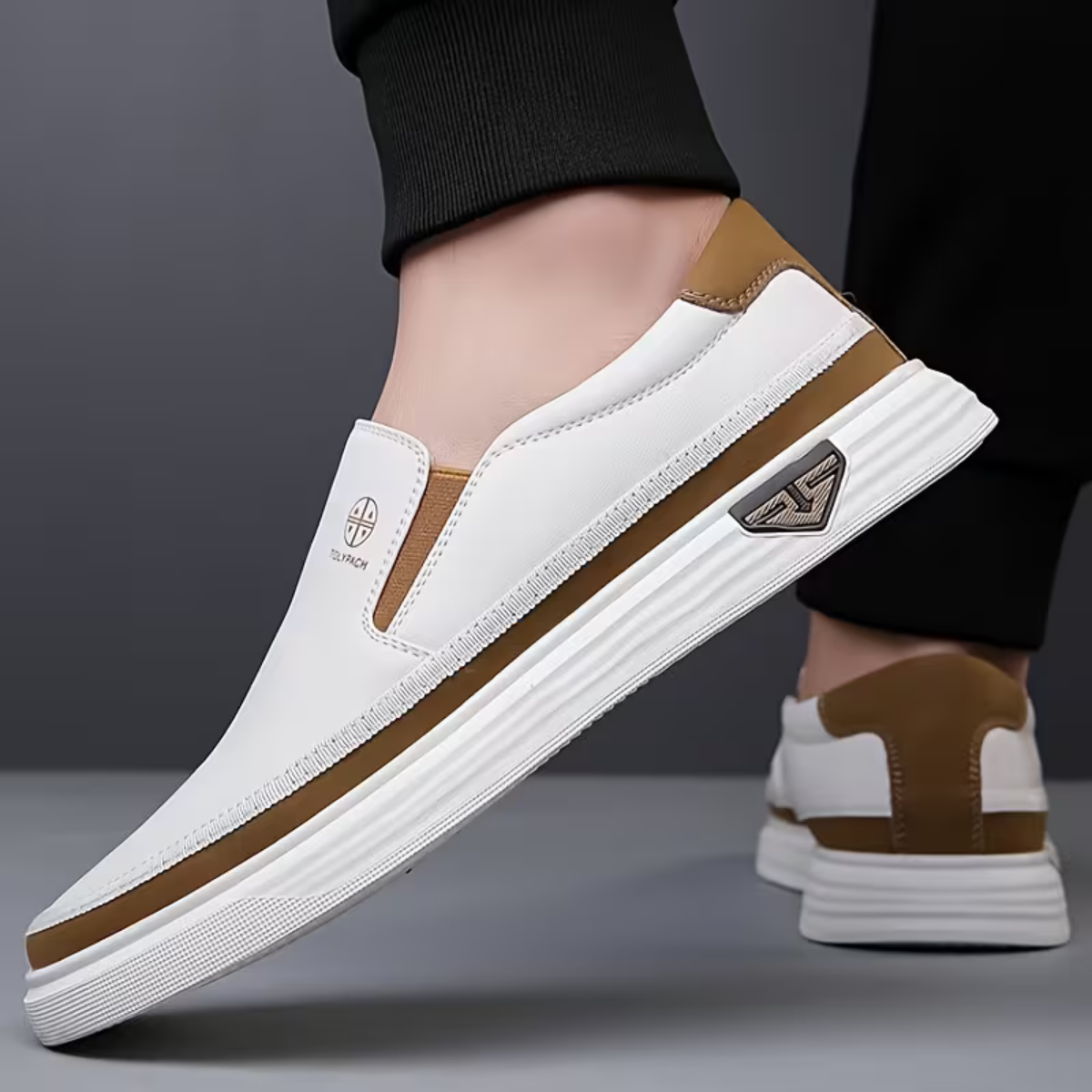 The Genova Men’s Lightweight Non Slip Casual Loafers