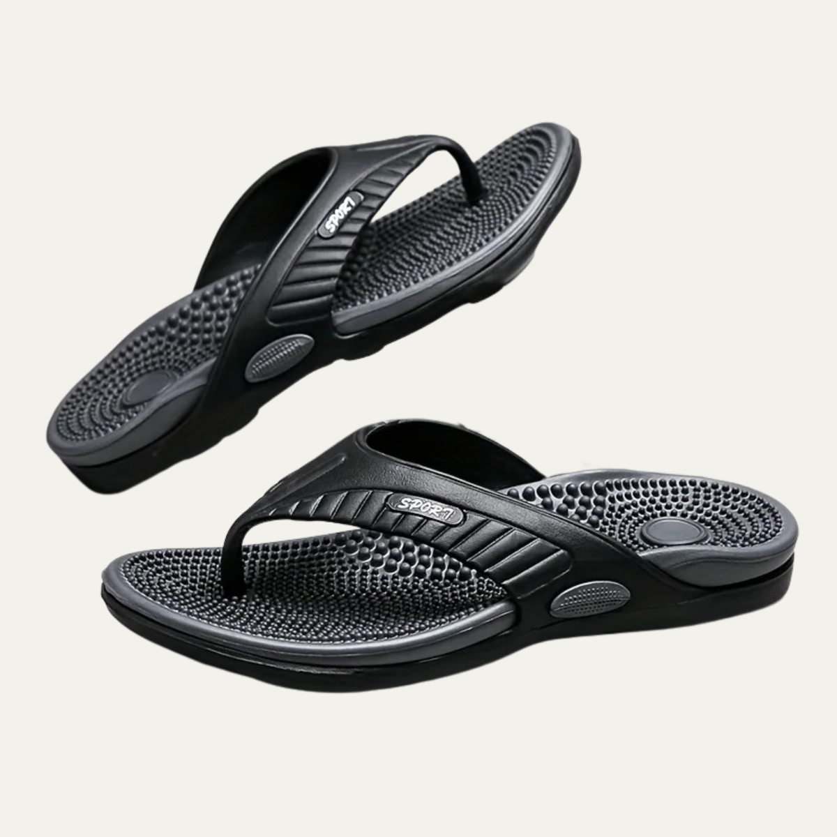The Nottingham Men’s Non Slip Massage Flip Flops