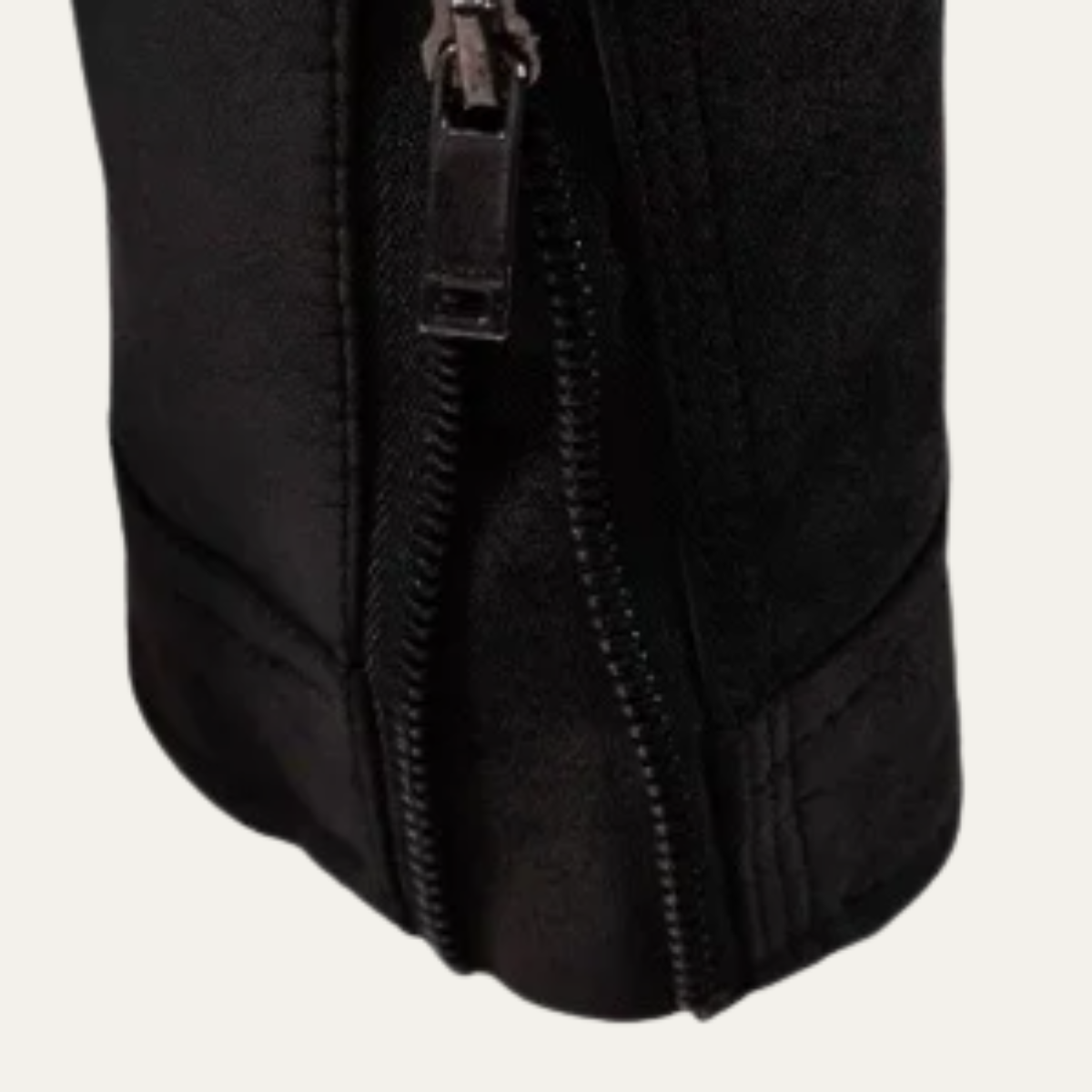Men’s Casual Zip Up Leather Biker Jacket
