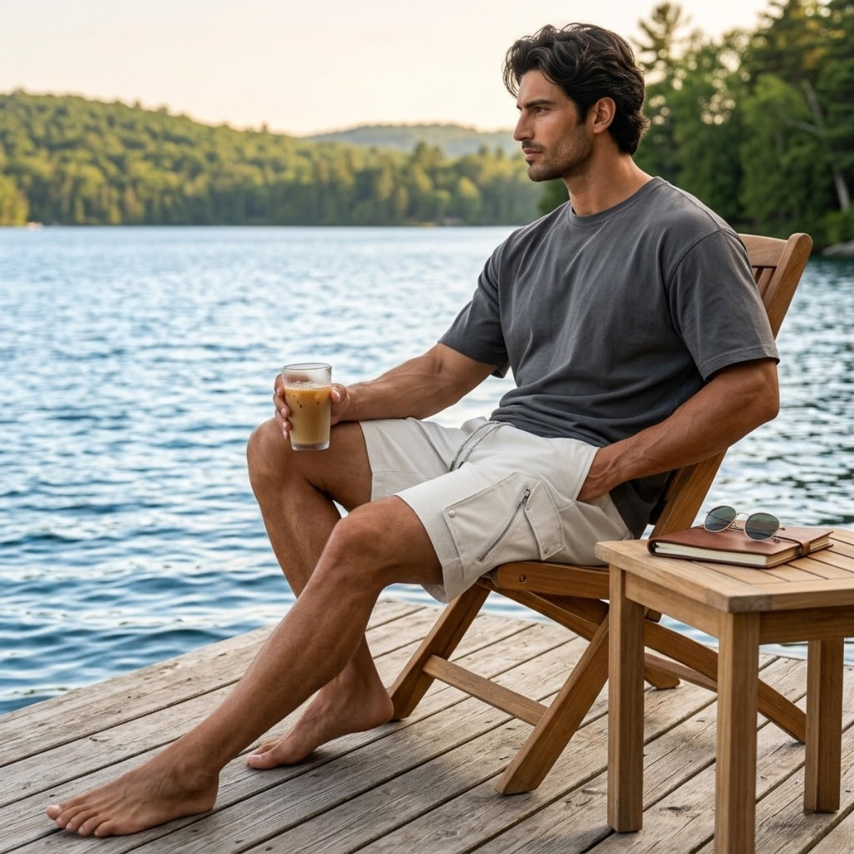 The Hereford Men’s Oversized Summer Cargo Shorts