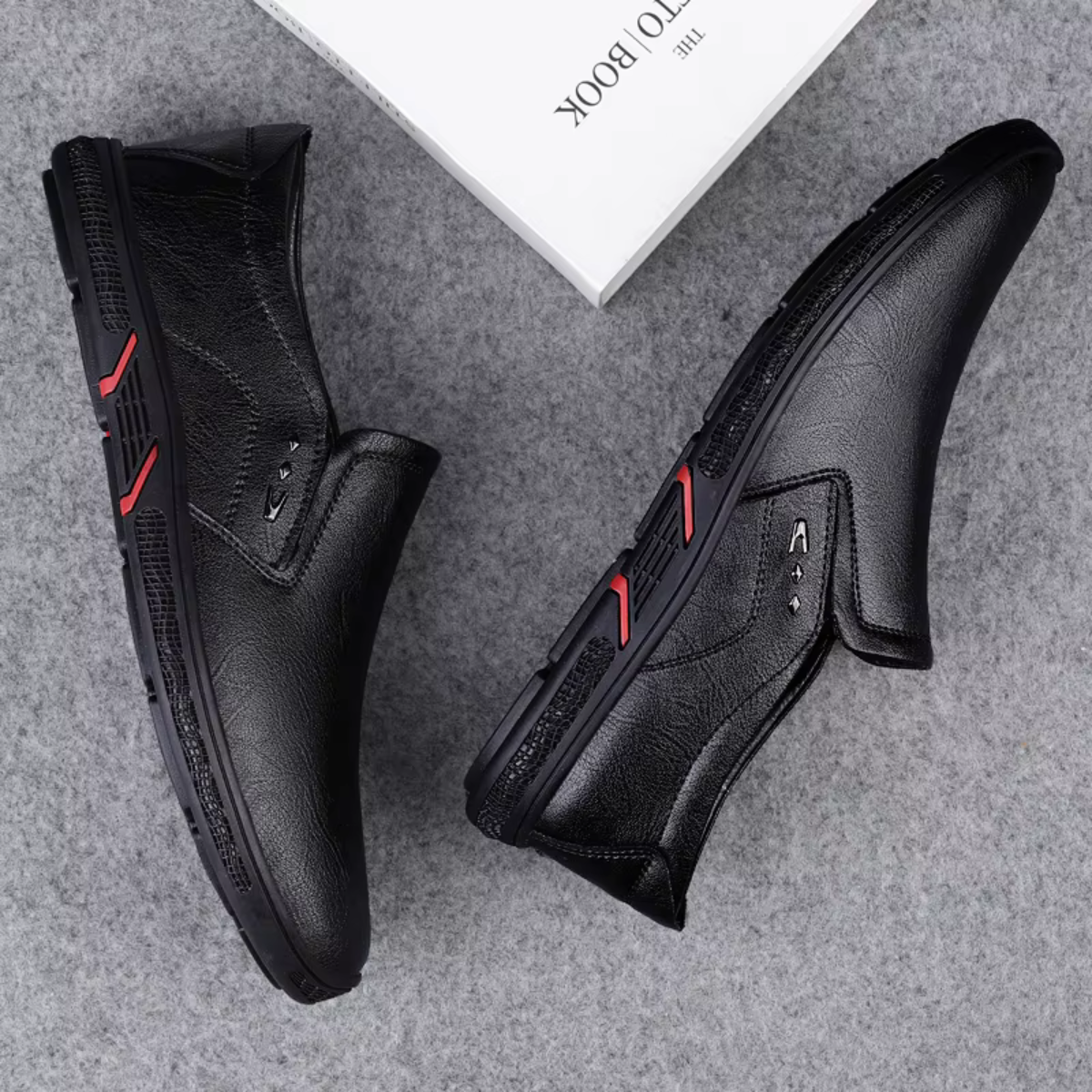 The Portsmouth Men’s Mocassin Slip On Casual Dress Shoes