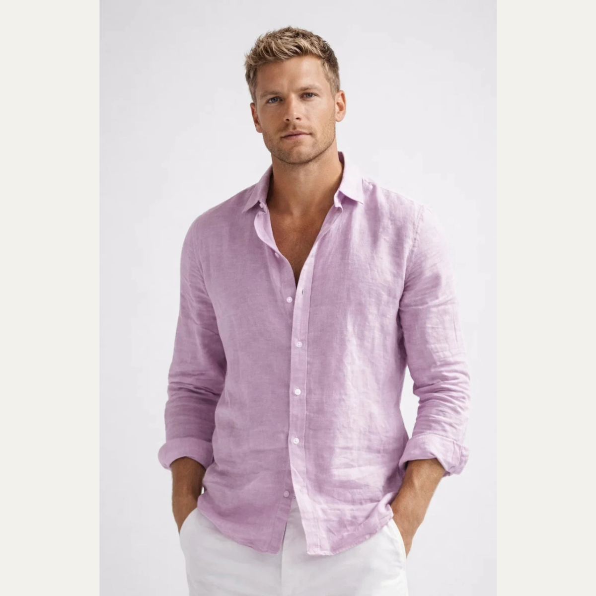 The Bergamo Men's Lightweight Breathable Summer Shirt