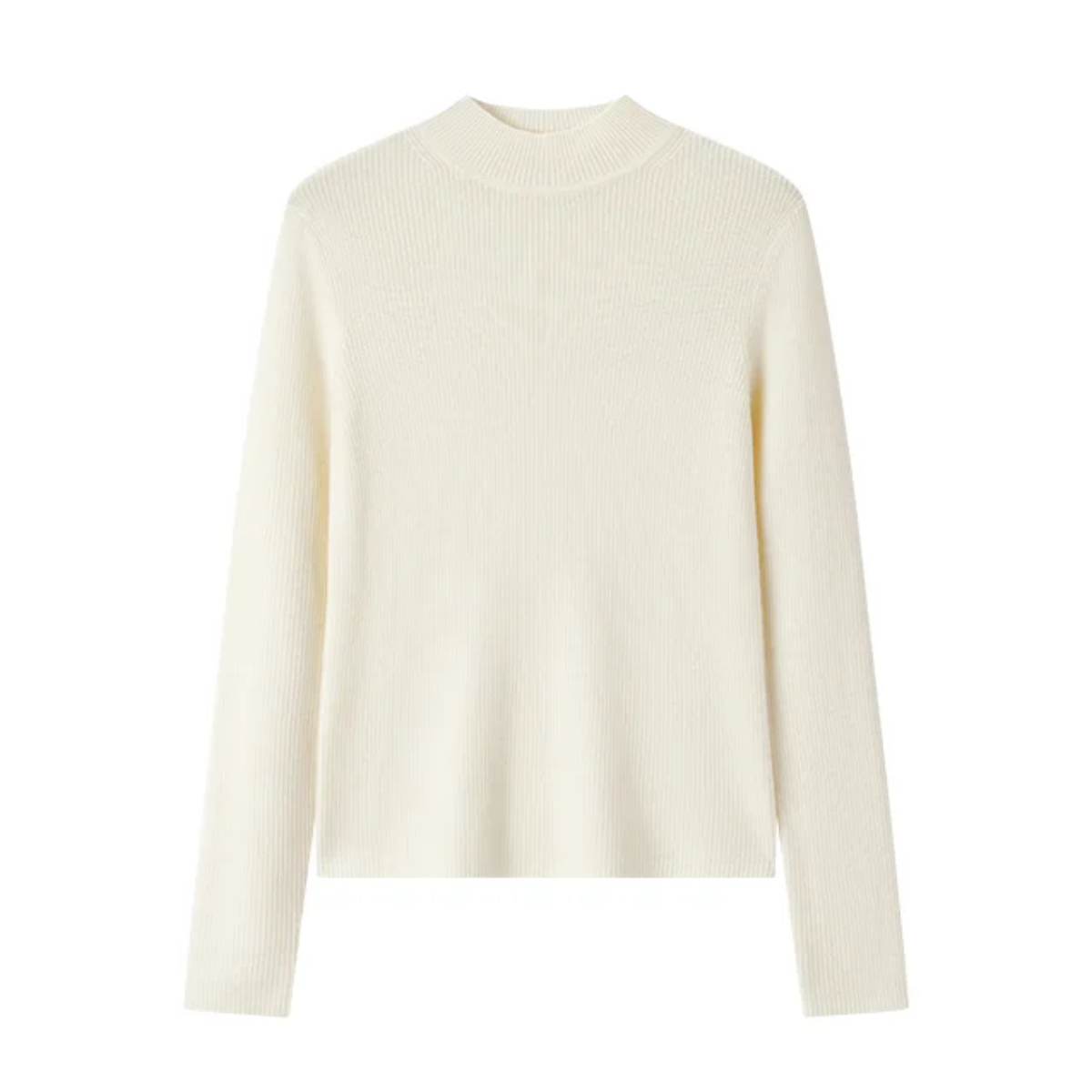 Women's Wool Semi High Neck Knit