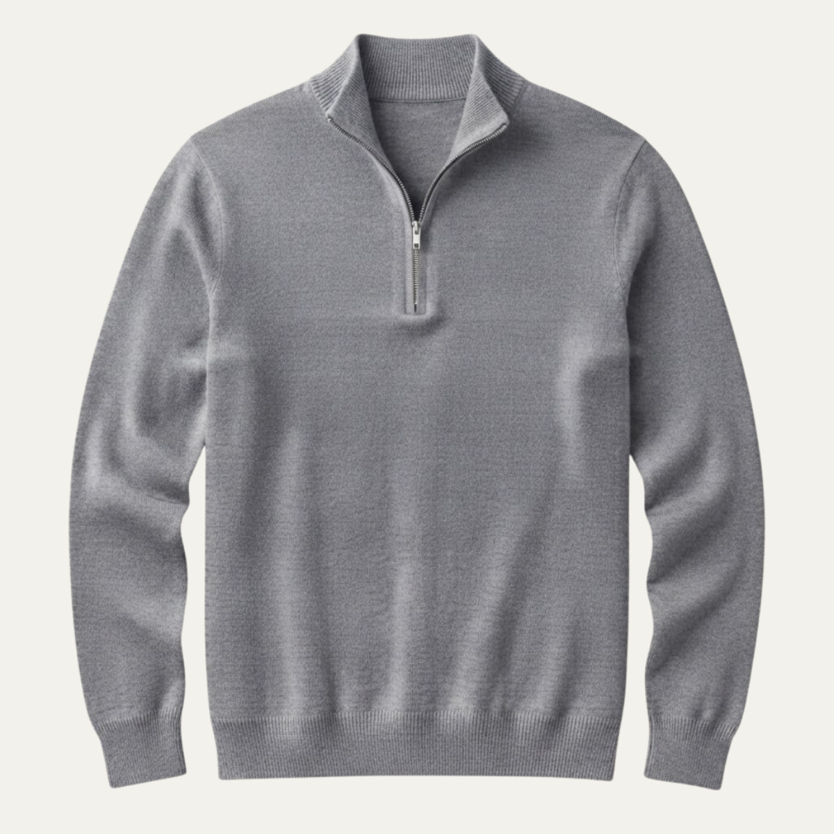 The Como Men's Quarter Zip Mock Neck Jumper