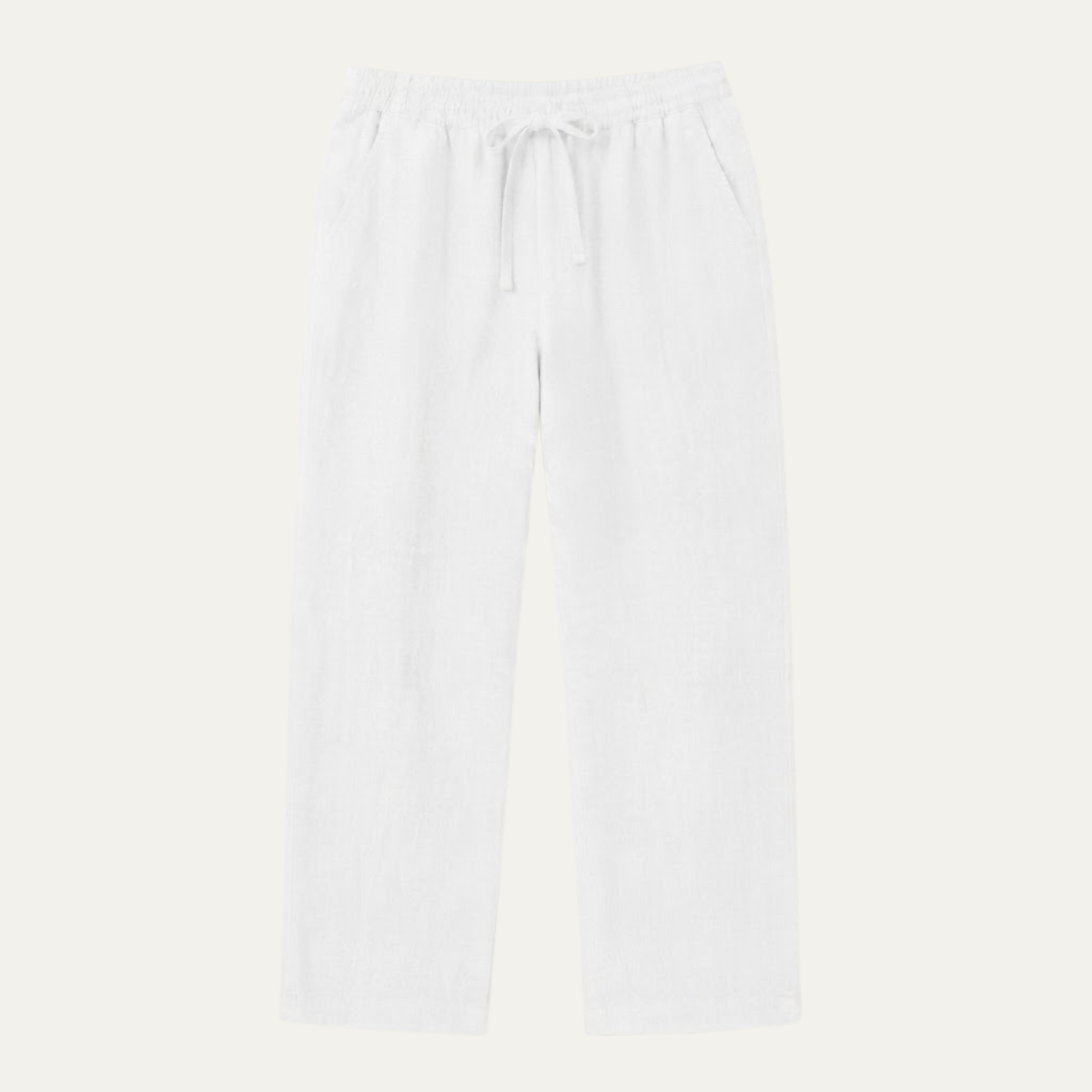 The Riccione Men's Breathable Linen Drawstring Trousers