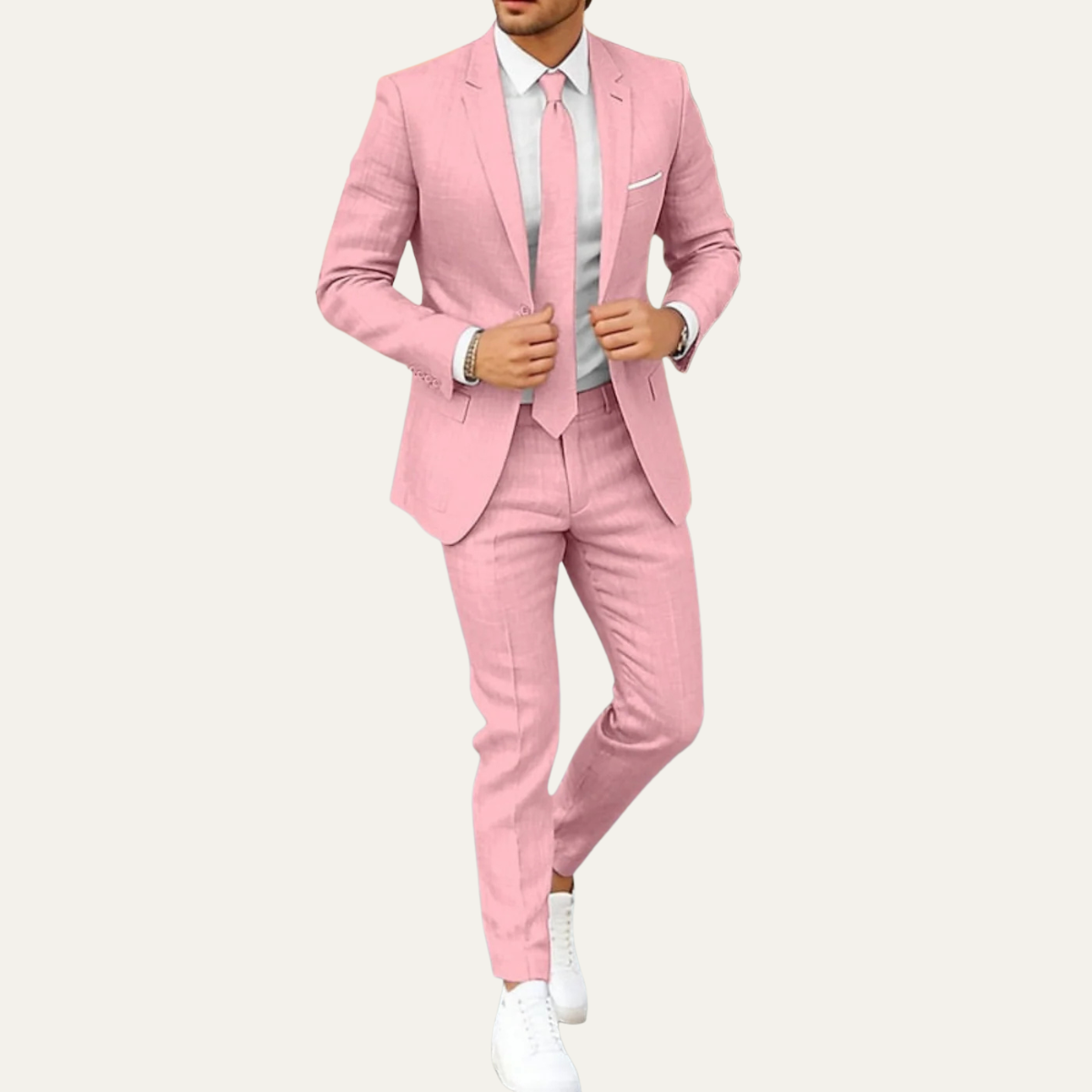 Men’s Lightweight Formal Wedding & Business Suit Set