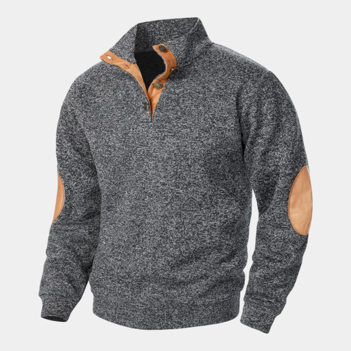 The Tarvisio Men’s Knitted Heritage Jumper with Elbow Patches