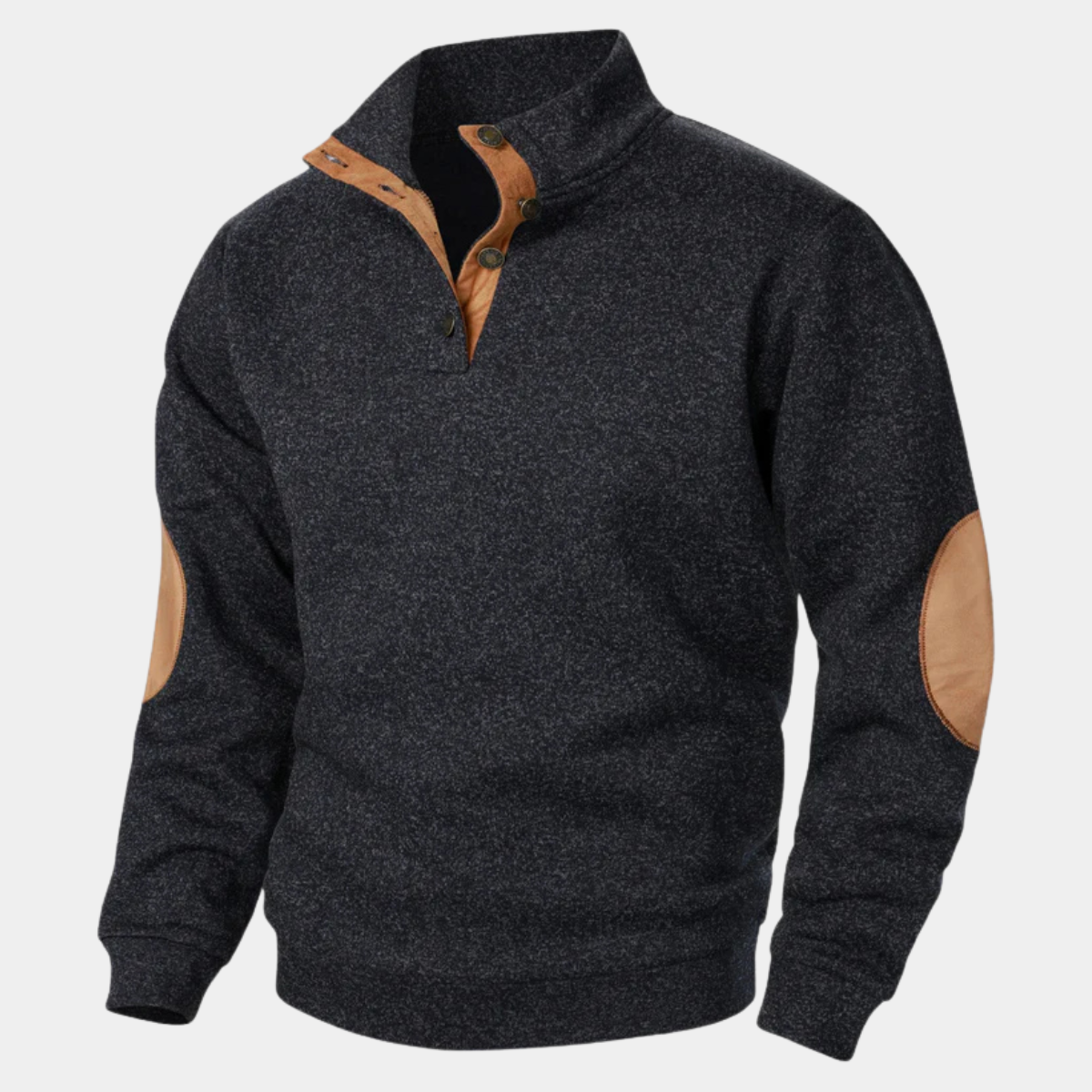 The Tarvisio Men’s Knitted Heritage Jumper with Elbow Patches